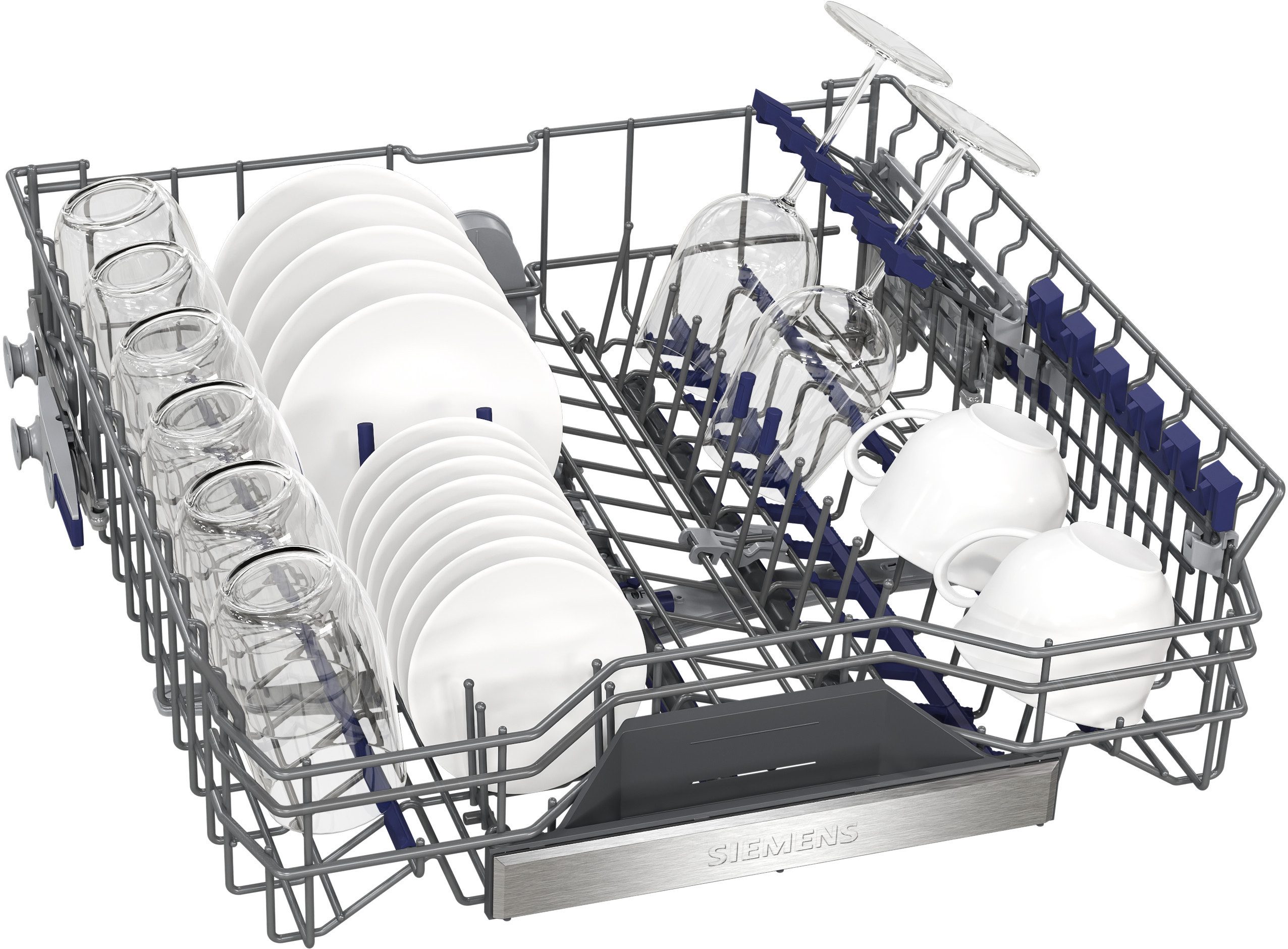 SIEMENS vollintegrierbarer Geschirrspüler iQ700 SN87EX01CE, 14 Maßgedecke, glassZone für empfindliche Gläser und hohe Flexibilität beim Beladen – Bild 5 von 5