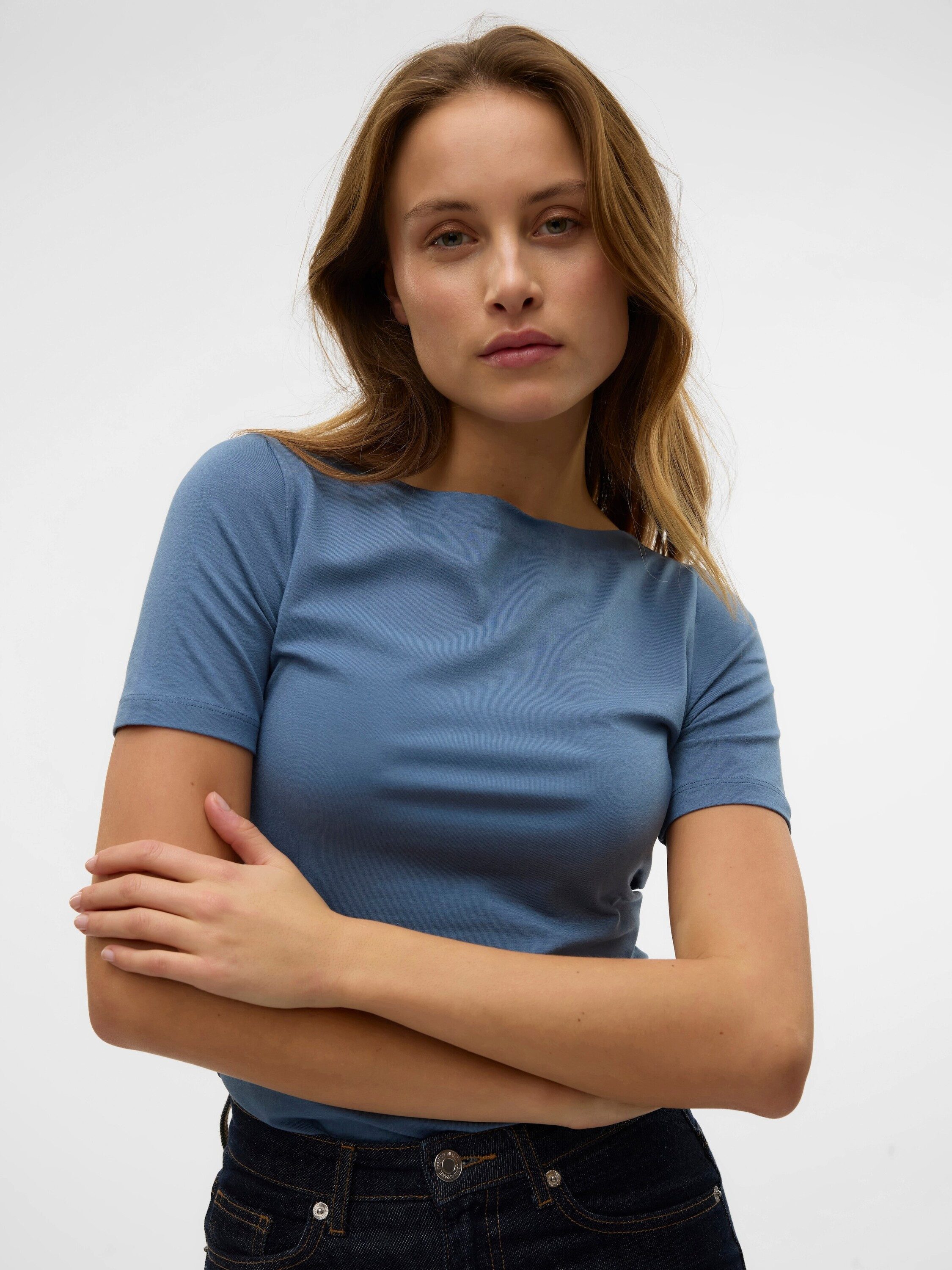 Vero Moda T-Shirt VMPanda (1-tlg) Plain/ohne Details günstig online kaufen