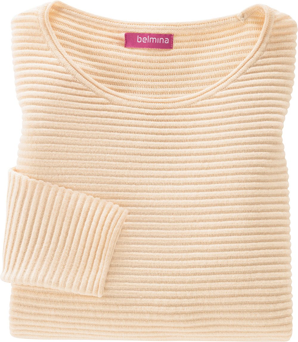belmina Strickpullover Hochwertiger Baumwoll-Strick