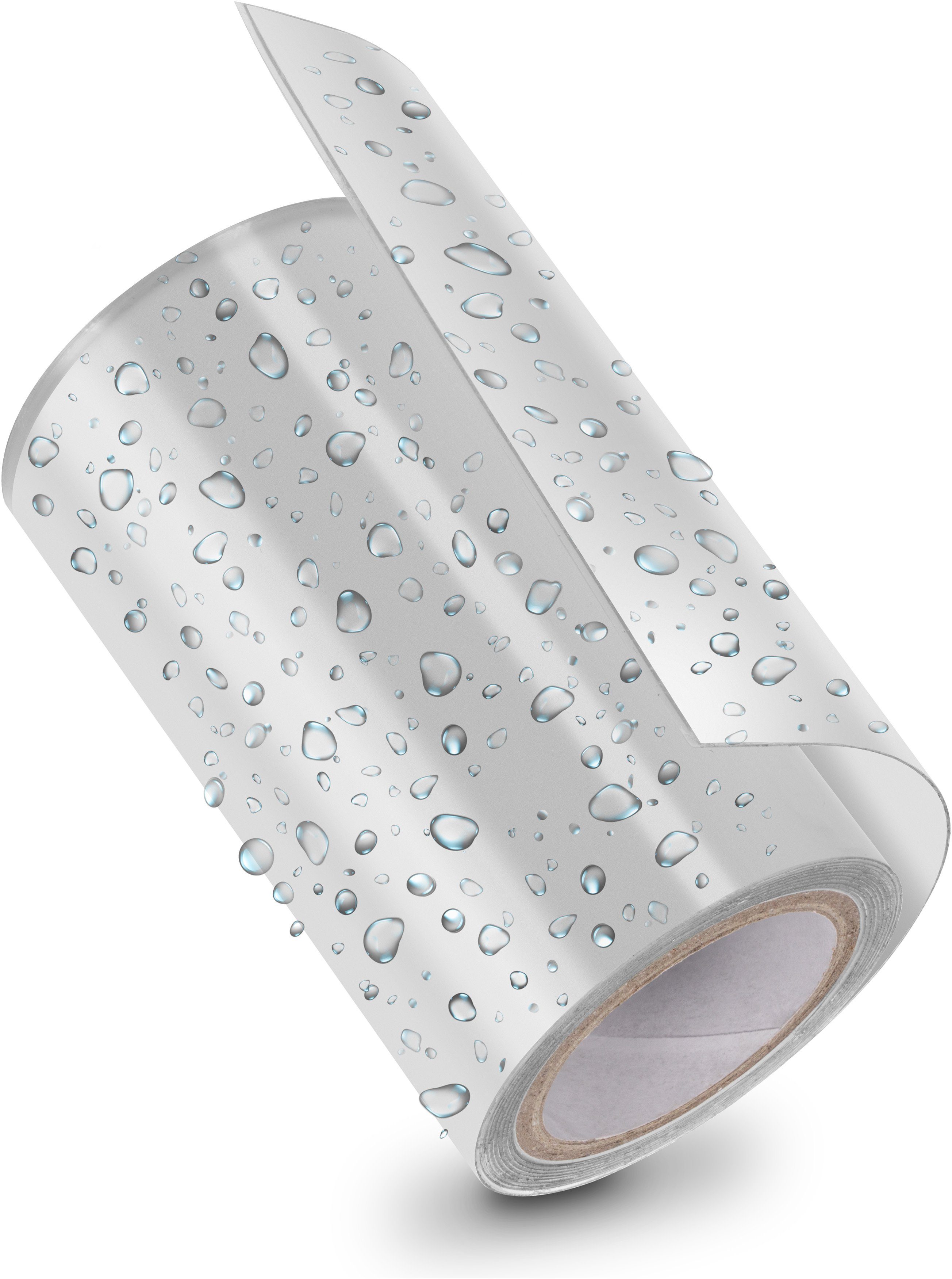 Poppstar Klebeband Dichtungsband ultrastark selbstklebend wasserdicht (10cm x 150cm x 0,75mm) Reparaturband für Pool & Rohr-Abdichtung weiß