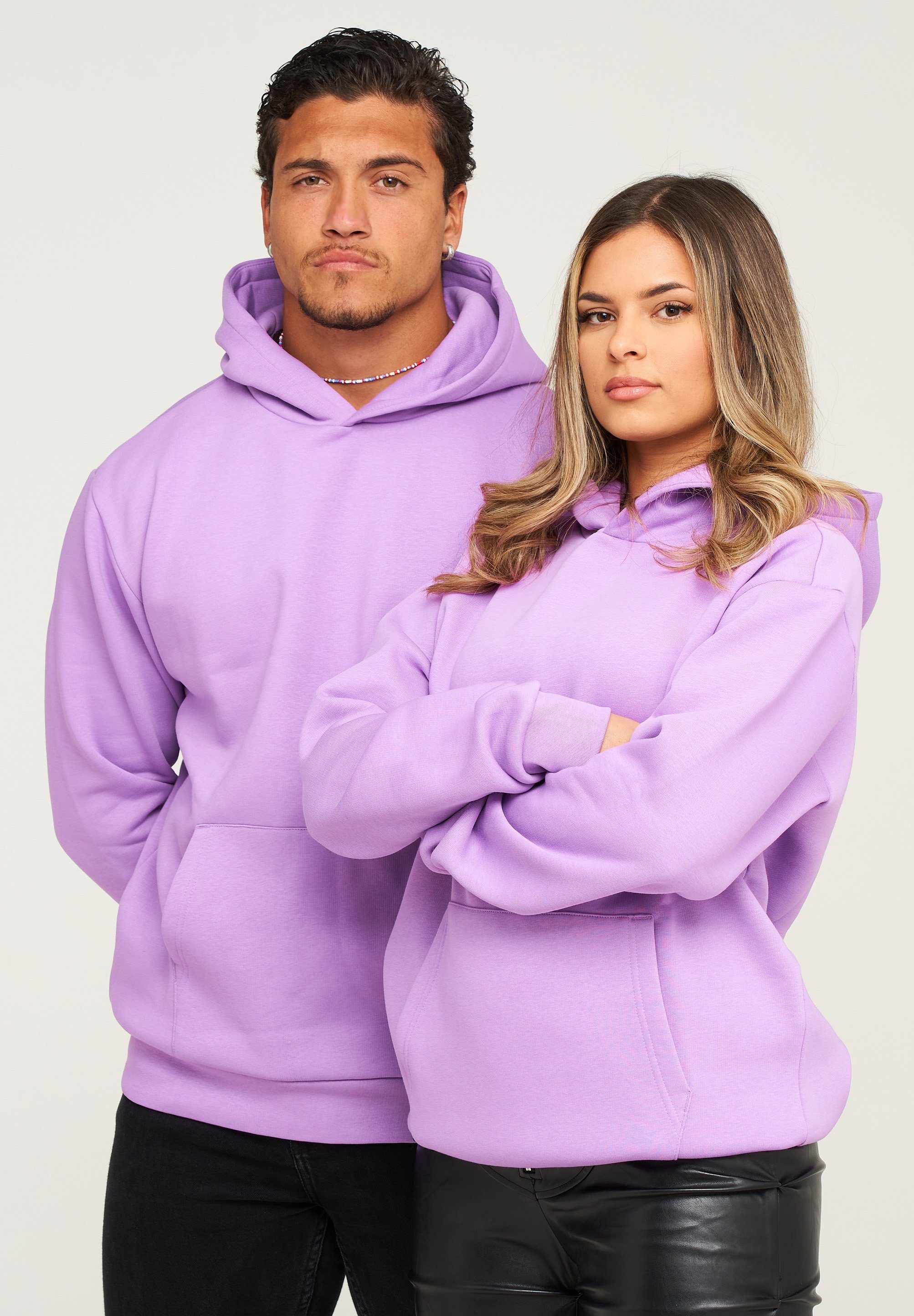 behype Hoodie BHHOBART Herren Basic Oversized günstig online kaufen