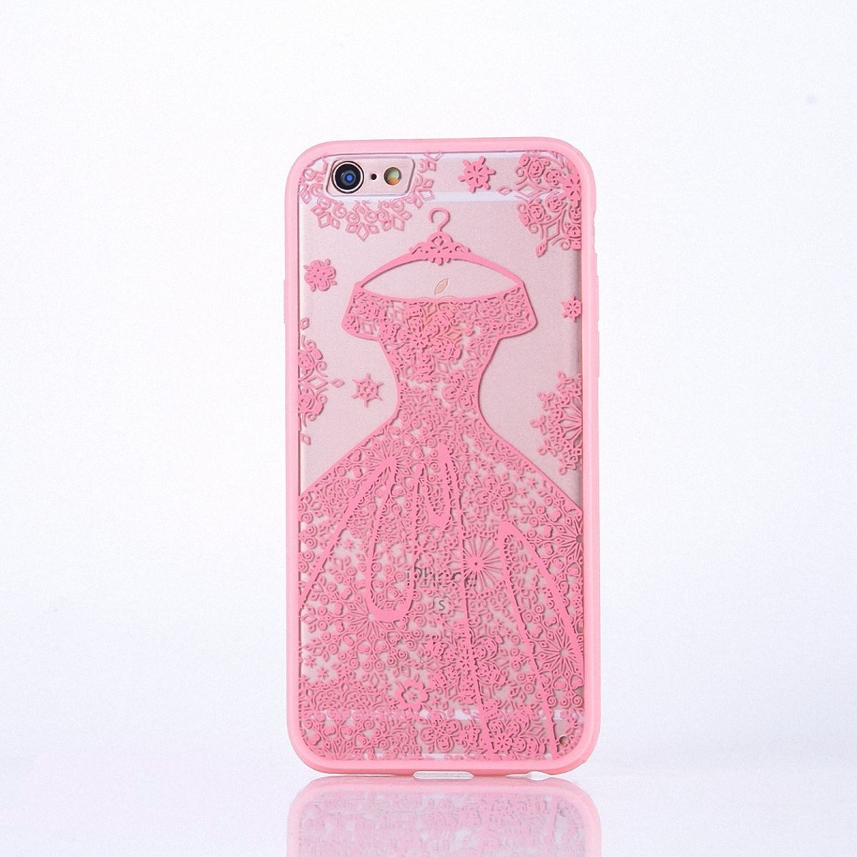 König Design Handyhülle Apple iPhone 8, Apple iPhone 8 Handyhülle Backcover Rosa