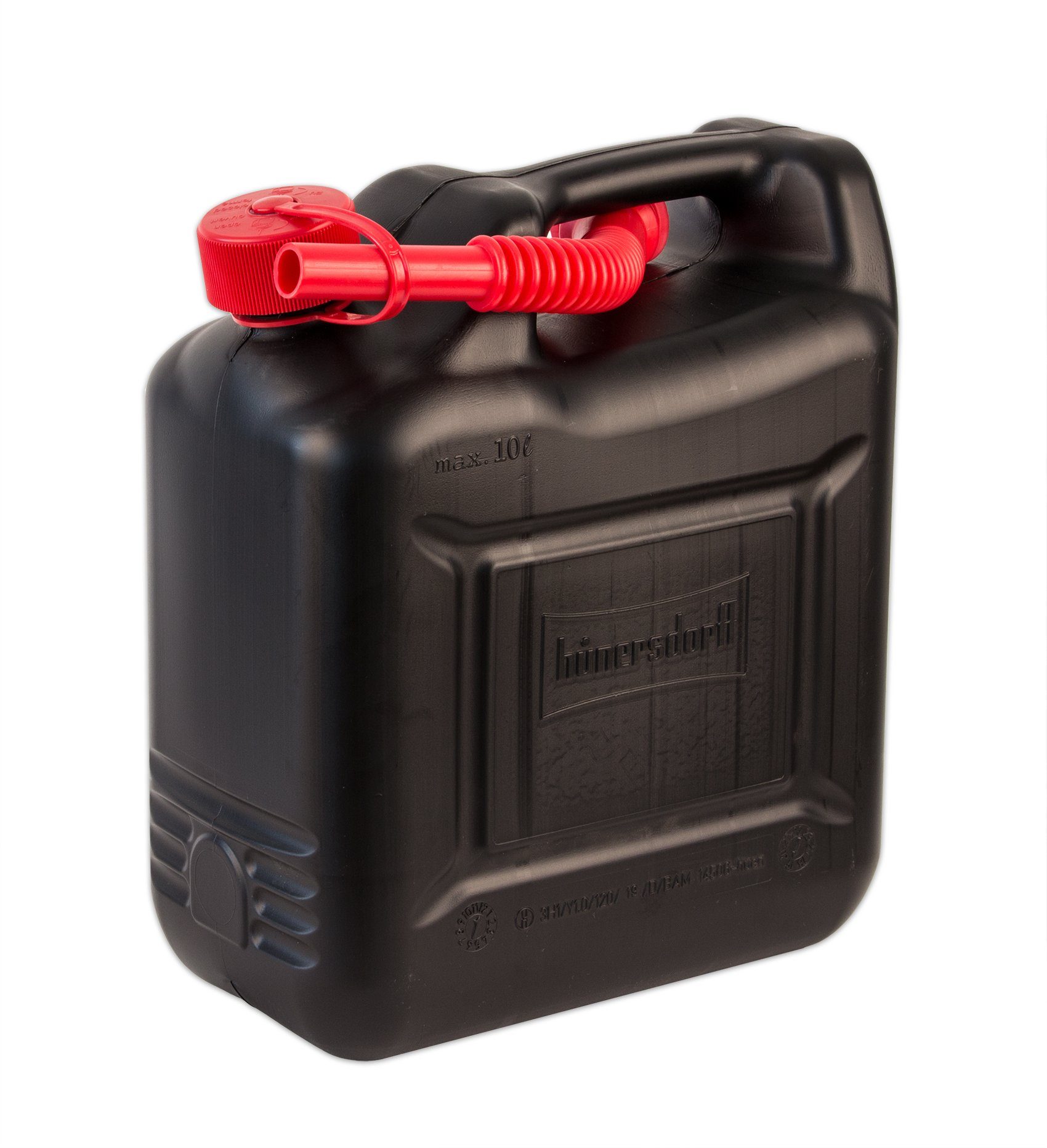 hünersdorff Kanister »10 Liter Benzinkanister Kunststoff − Schwarz, rot −  Reservekanister Dieselkanister Kraftstoffkanister 10l« (1 Stück) online  kaufen | OTTO