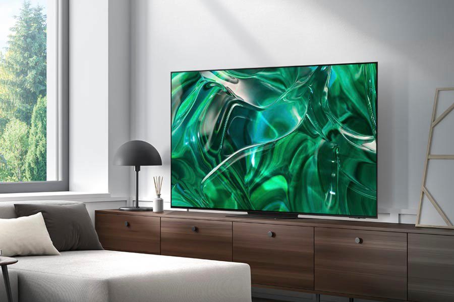 One (195 4K,Infinity Smart-TV, GQ77S95CAT OLED-Fernseher Samsung Quantum Prozessor Zoll, Design,Gaming cm/77 Hub) Neural