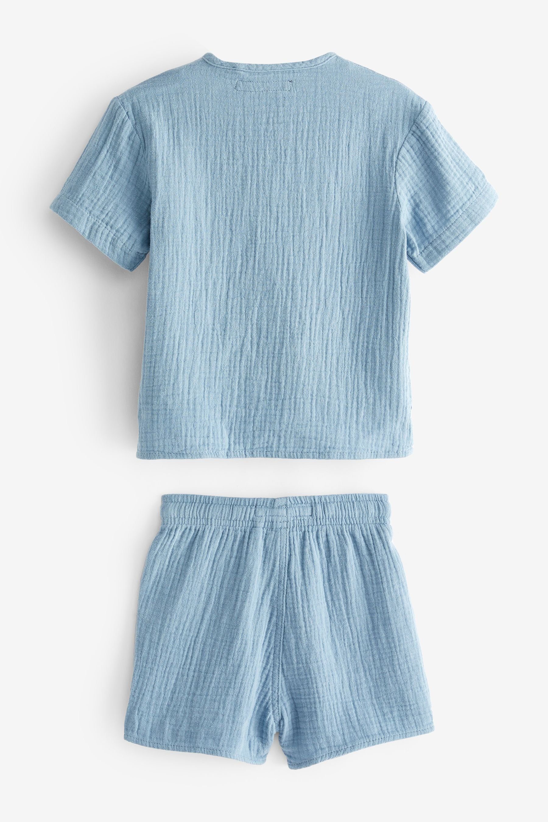Next T-Shirt & (2-tlg) Hemd Shorts und im Shorts Doppellagiges Set