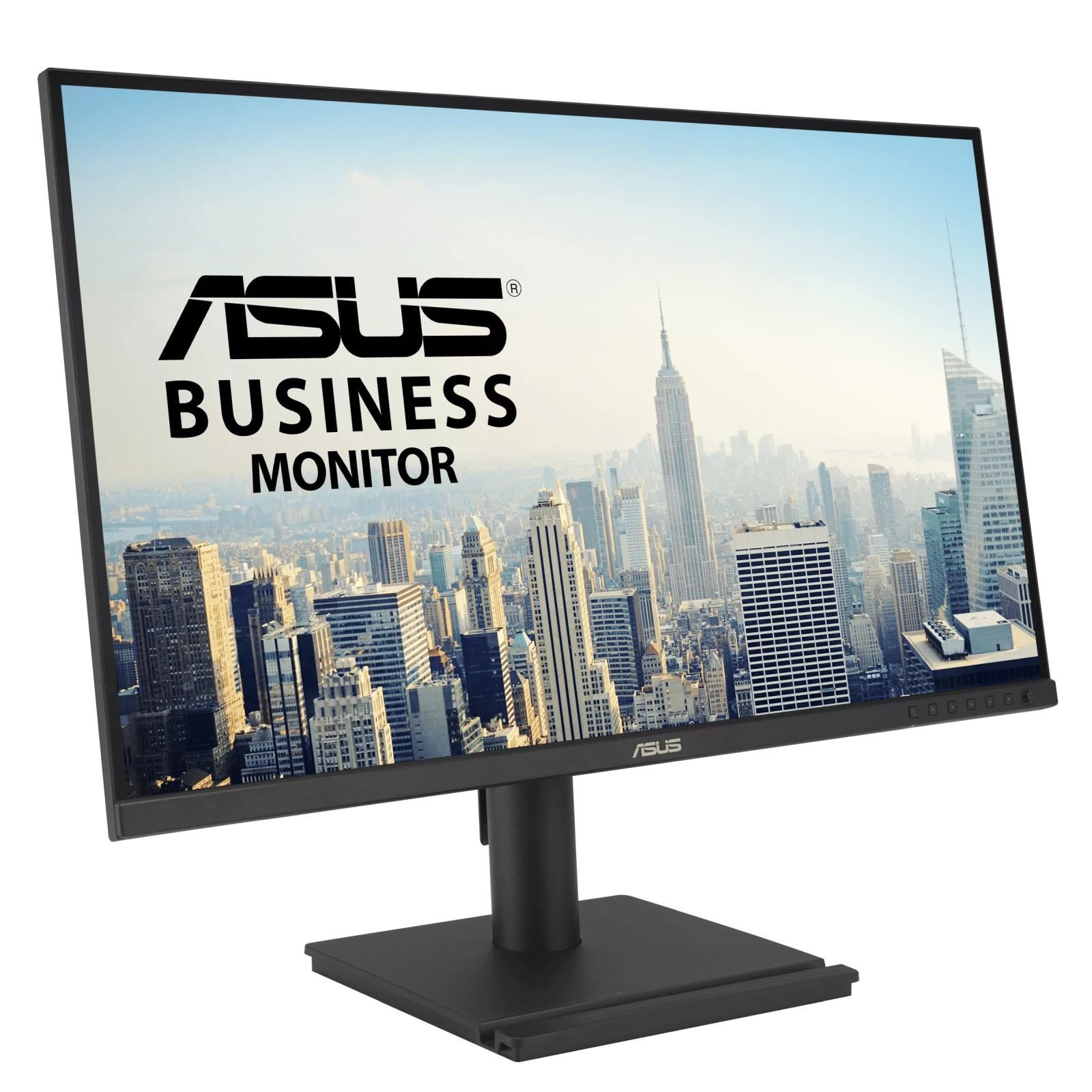 Asus Business BE27AQG 68.47cm (16:9) QHD TFT-Monitor (2560 x 1440 px, Quad HD, 5 ms Reaktionszeit, 120 Hz, IPS, Lautsprecher, HDCP, Kopfhörerbuchse, Pivot, Höhenverstellbar)