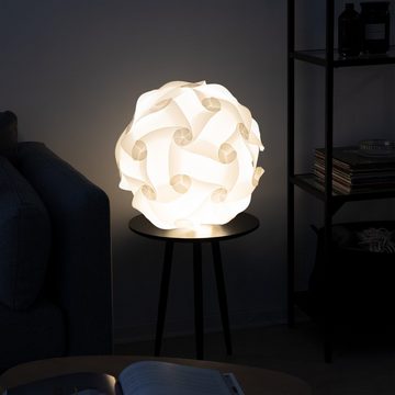 kwmobile Deckenleuchte DIY Puzzle Lampe XL Pendelleuchte Set mit Deckenbefestigung