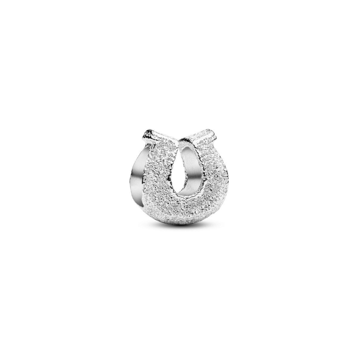 Pandora Charm-Einhänger Mini-Charm Hufeisen Strukturiert Sterling-Silber 794056C00