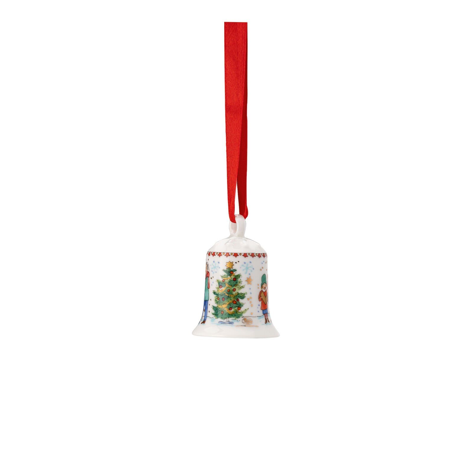 Mini-Glocke Weihnachtsklänge Sammelkollektion (1 mit Kinderchor Hutschenreuther St), liebevollen Details 23 Hängedekoration