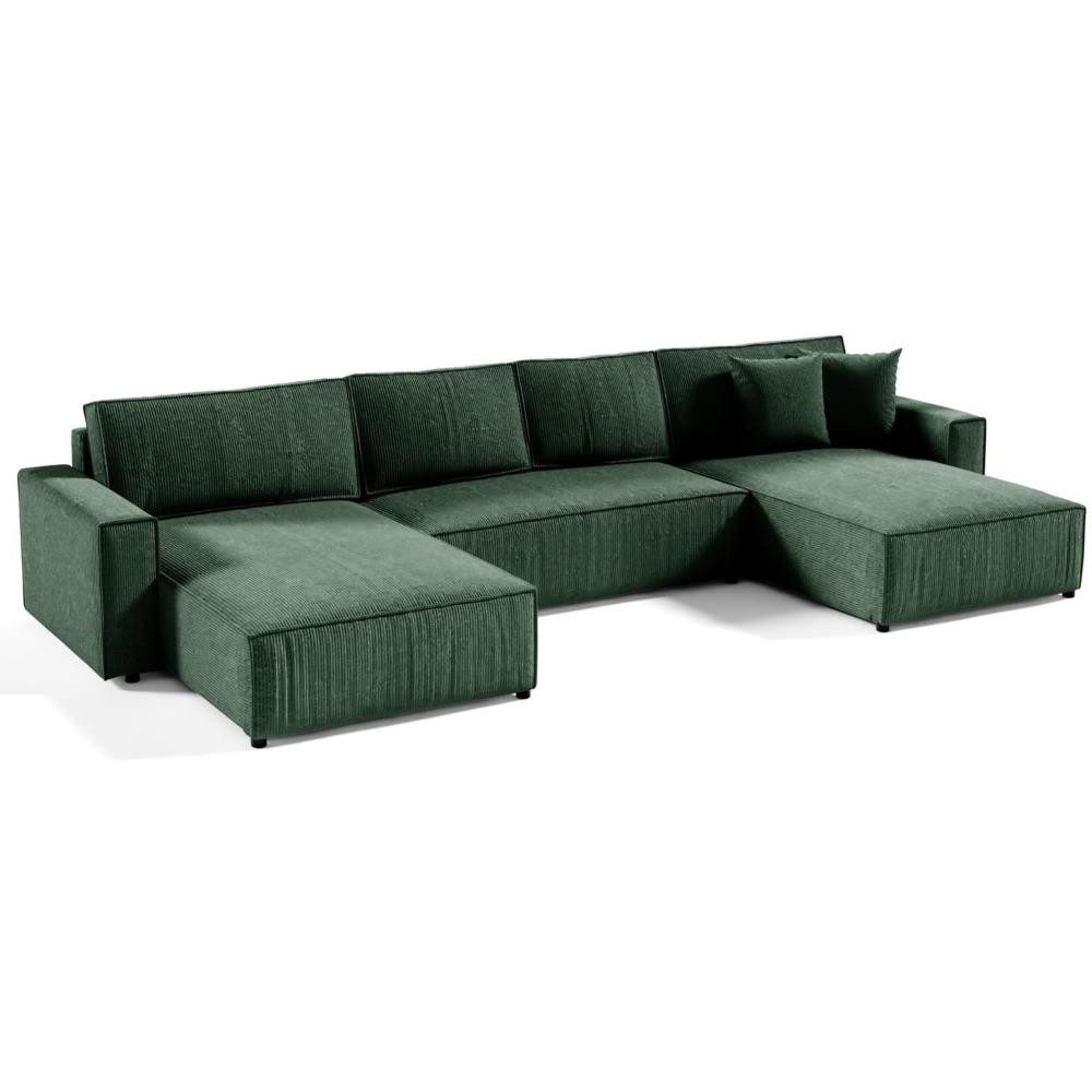 Beautysofa Ecksofa U-Form Parys, mit Schlaffunktion, günstig online kaufen