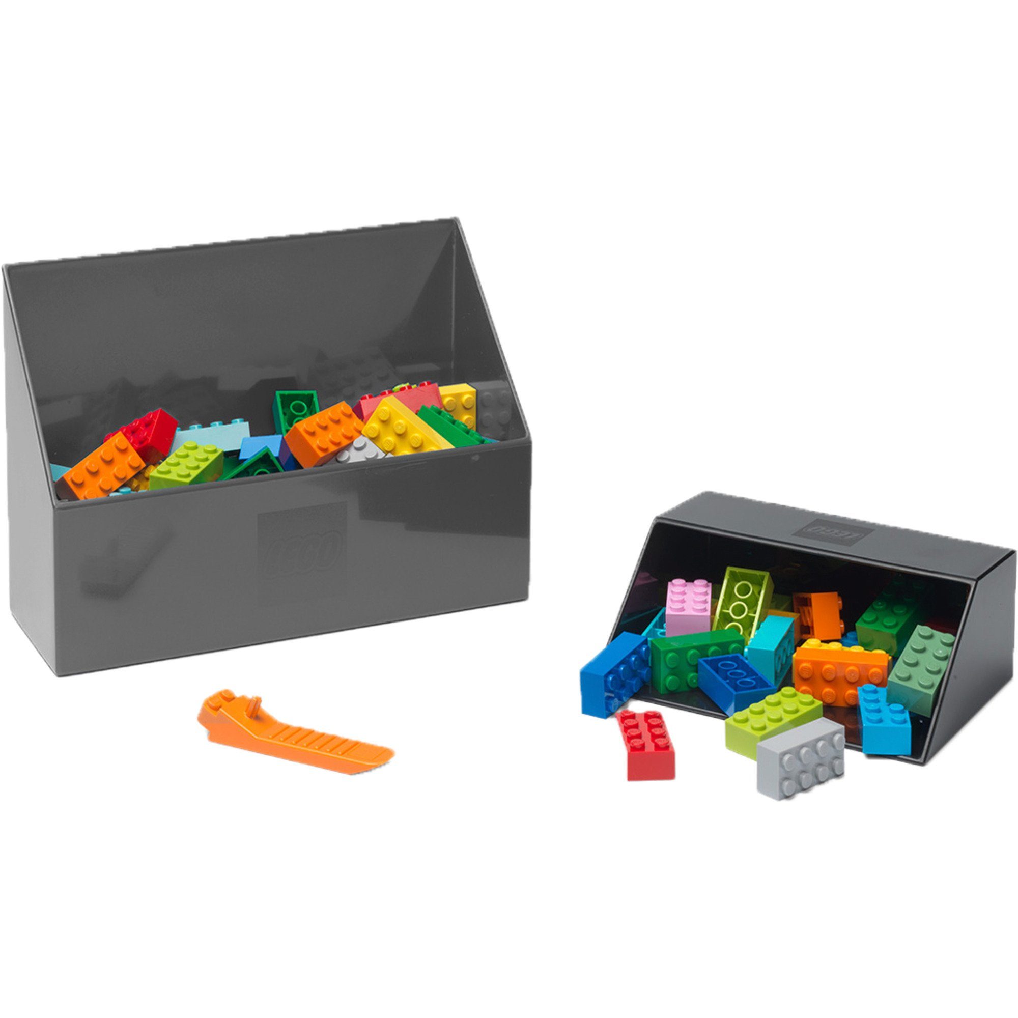 Room Copenhagen Aufbewahrungsbox Room Copenhagen LEGO Stein Schaufel 2er  Set, Material: Acrylnitril-Butadien-Styrol (ABS)