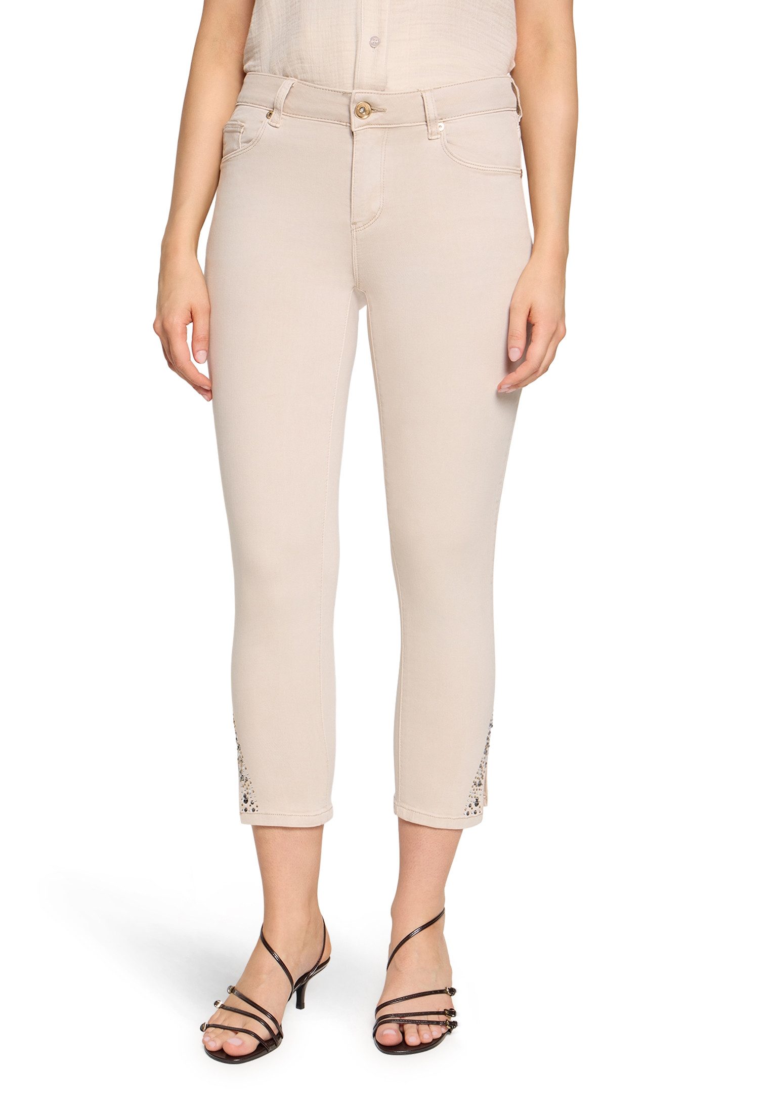 Slim-fit-Jeans Damen mit Waschung