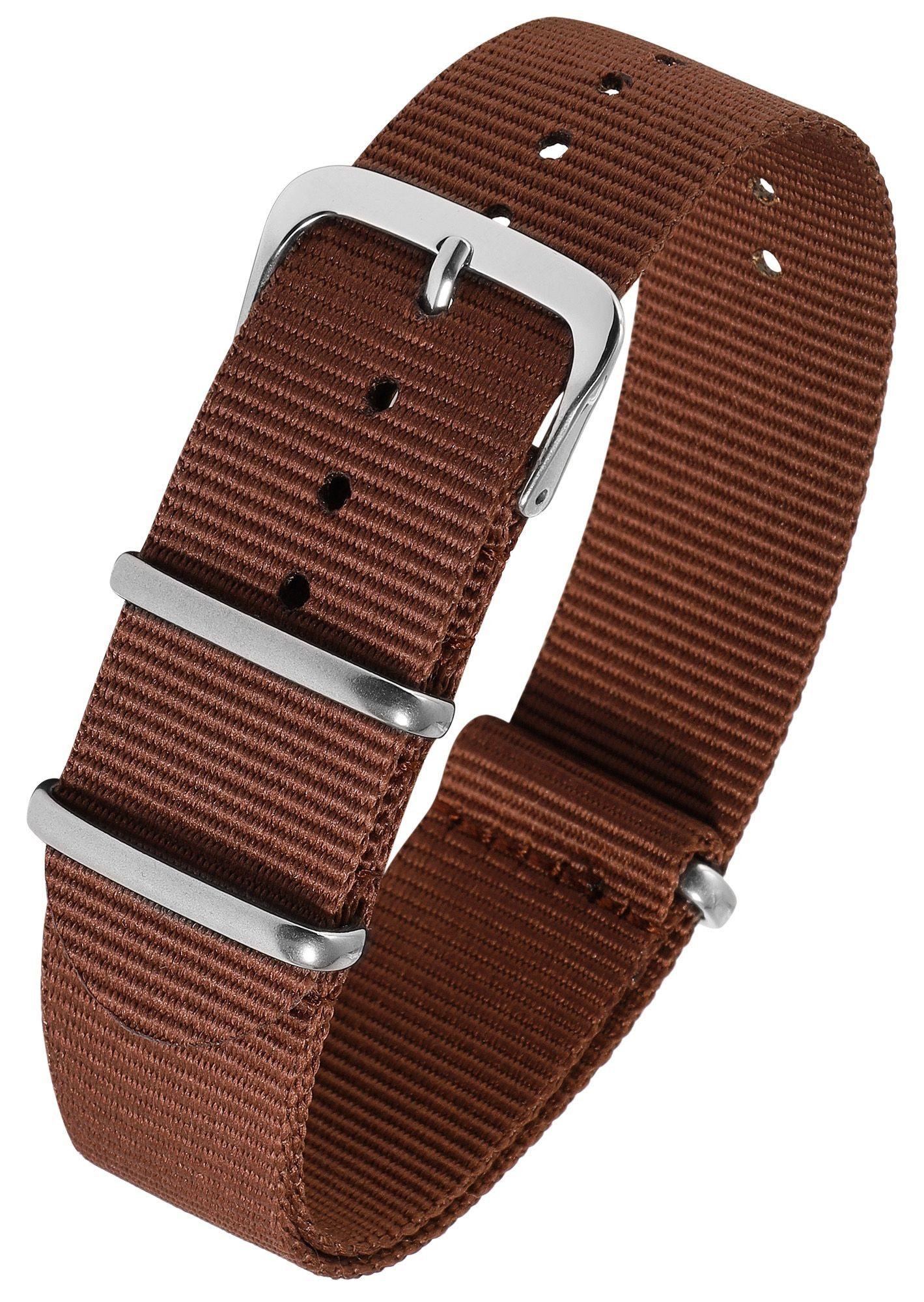 Uhrenarmband silberfarbig