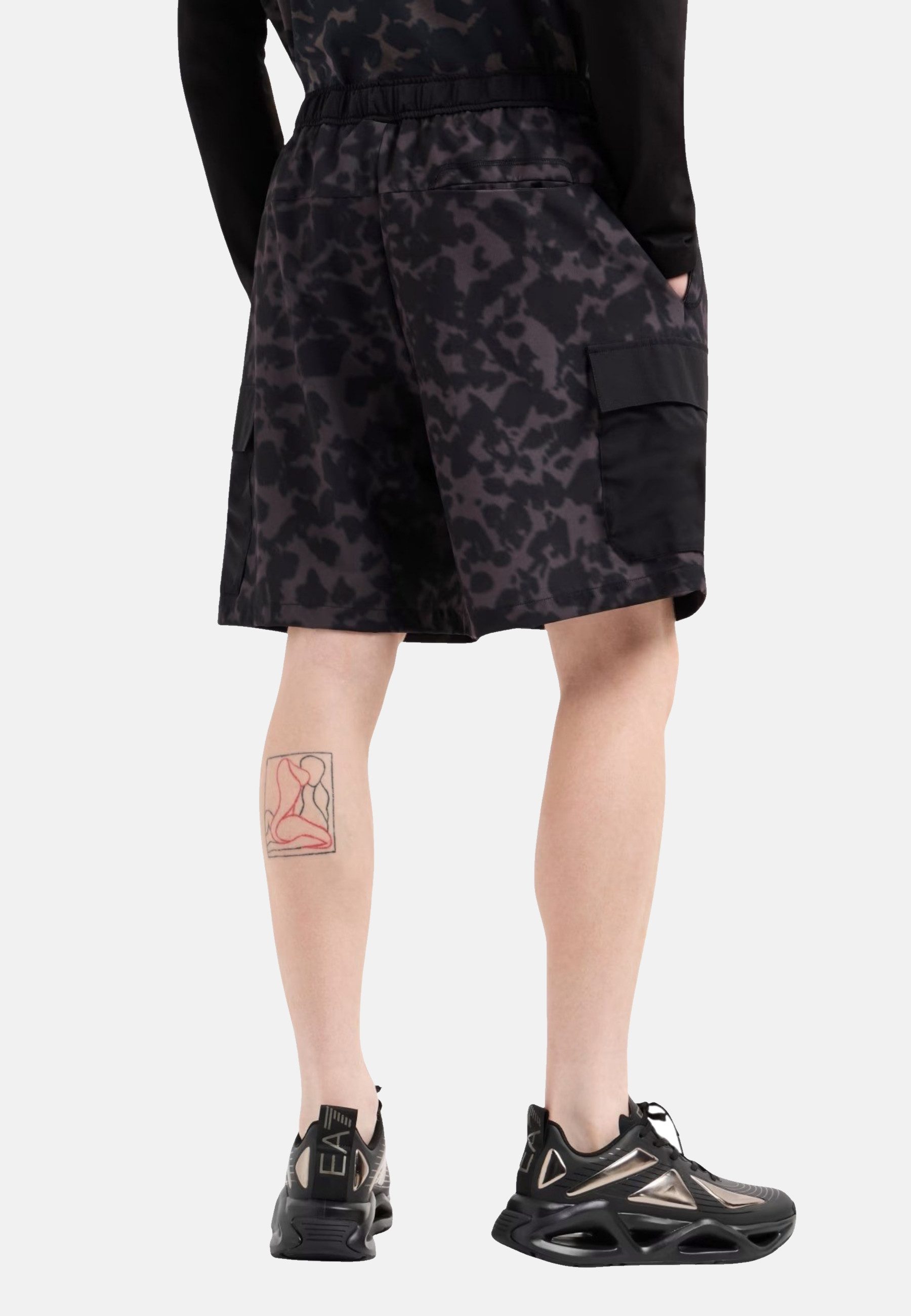 Emporio Armani Cargoshorts Cargoshorts Visibility Shorts mit vielen Taschen (1-tlg)