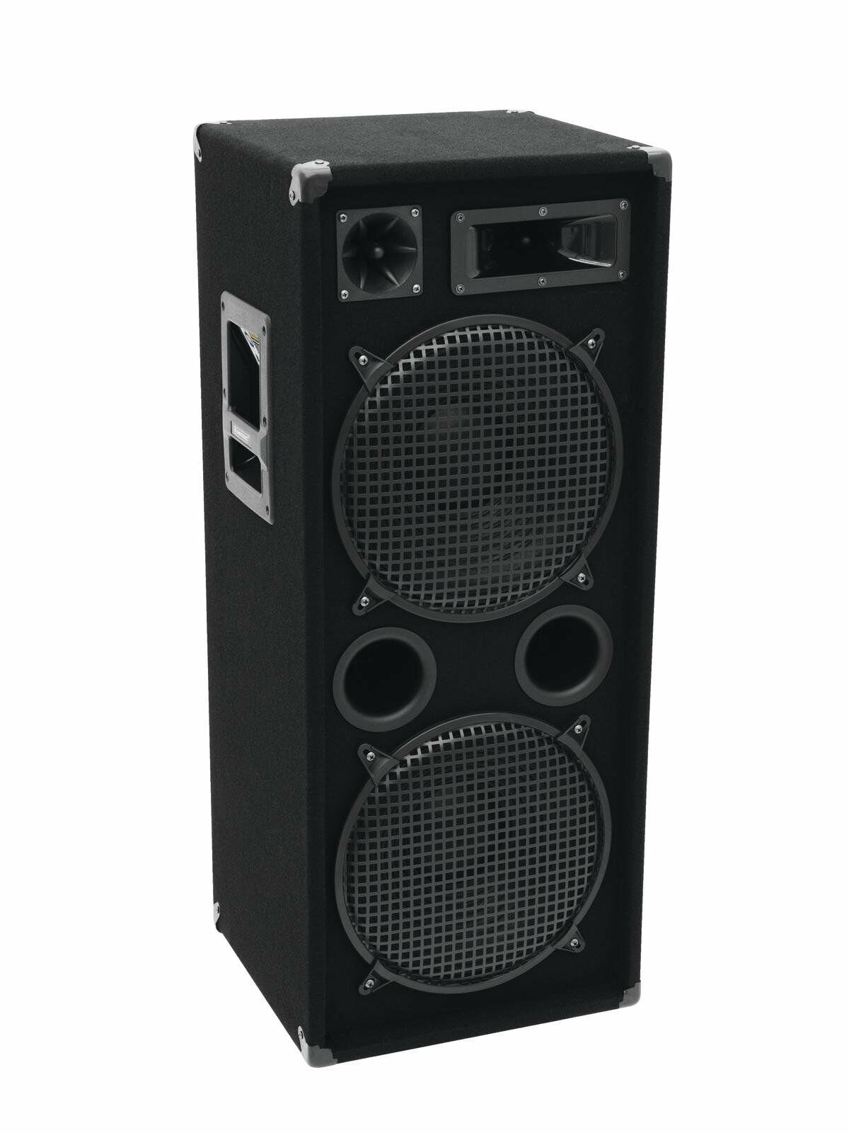 Watt Anlage Boxen Musik Pa Powermixer Lichtset Party-Lautsprecher DSX 3000 Kabel (1500 W)