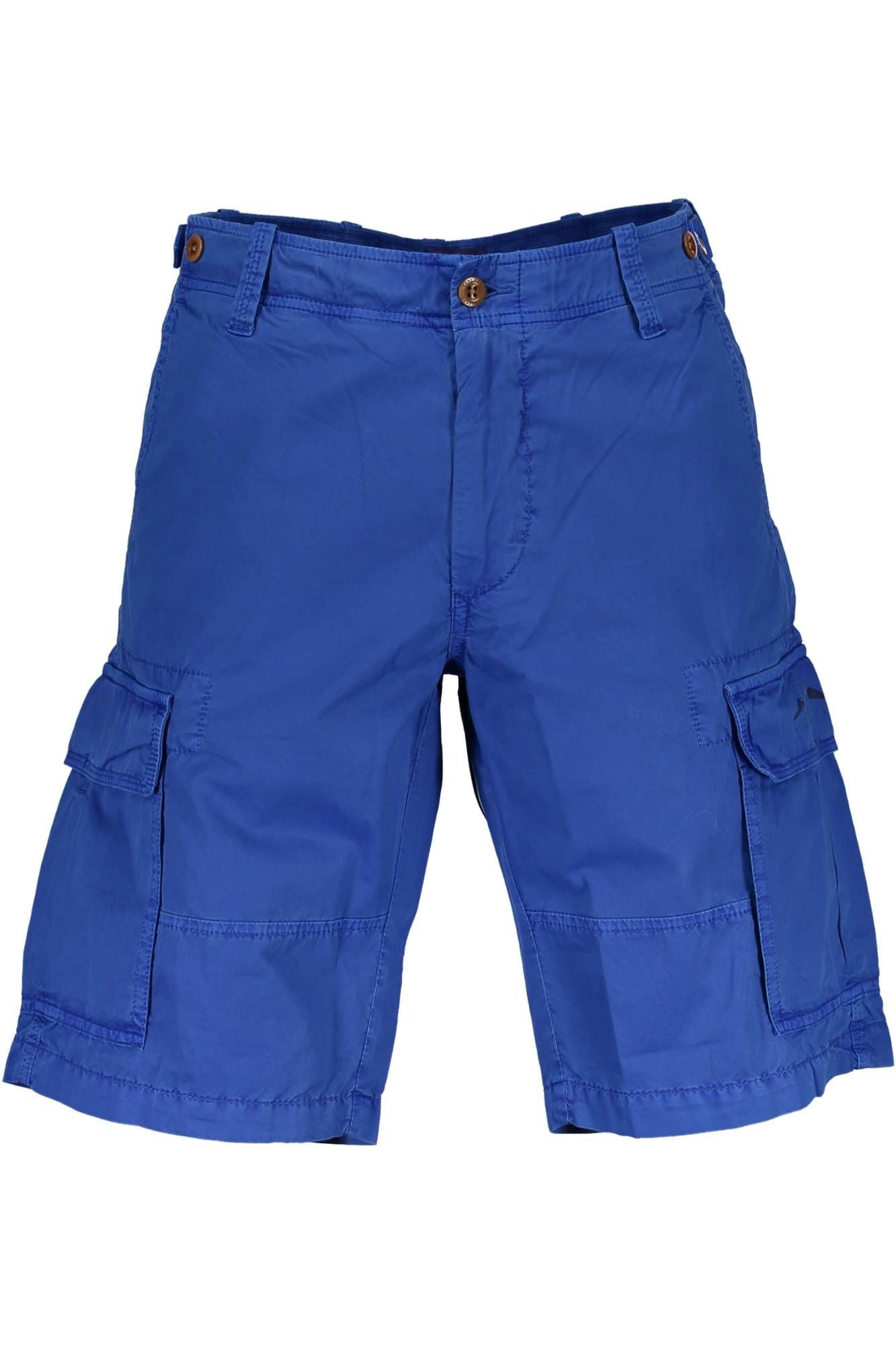 Gant 5-Pocket-Hose Herren Bermuda Blau: Stylische Шорты mit Cargotaschen und Logo