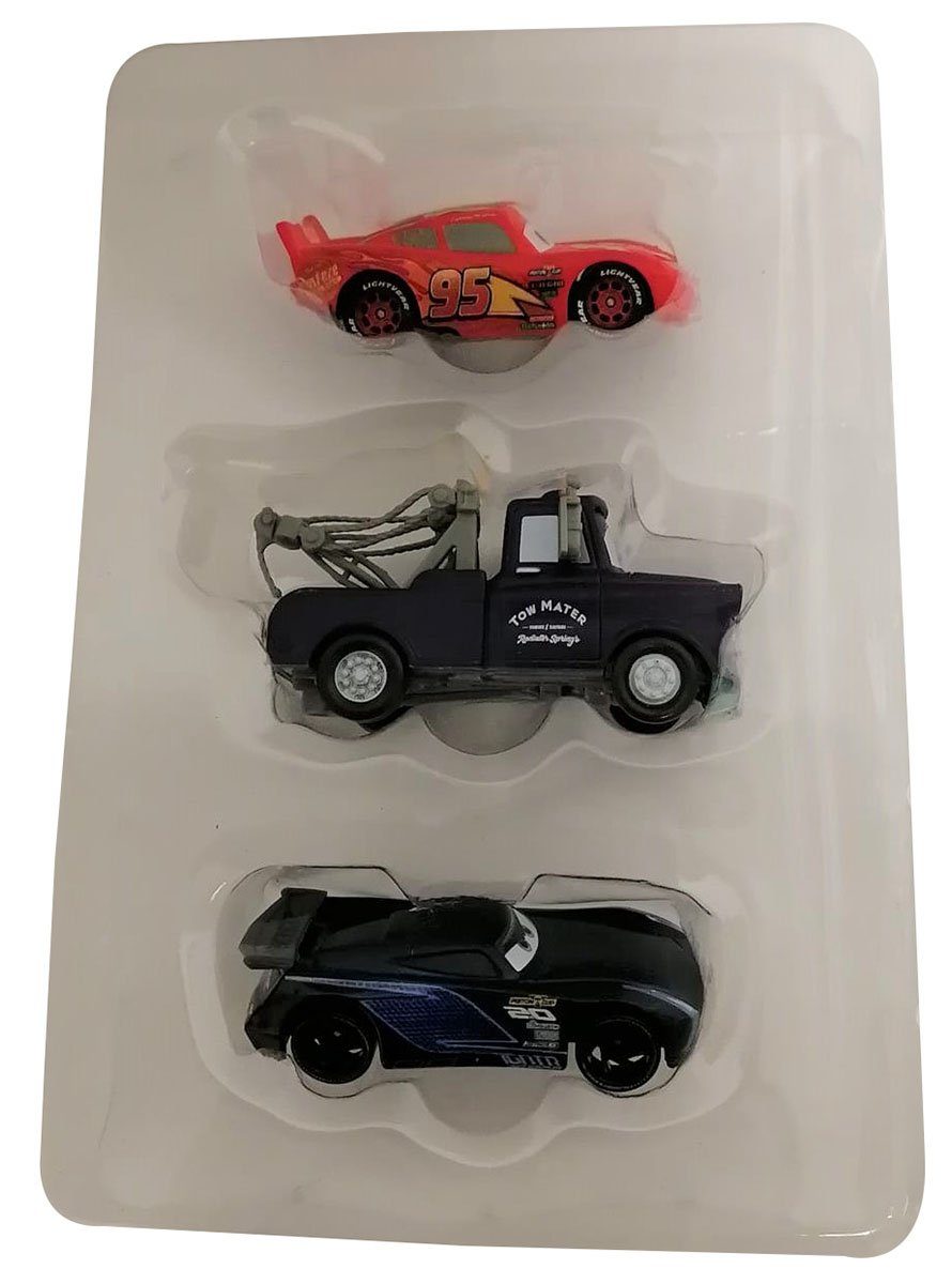 Mattel® Spielzeug-Auto Mattel GPB03 Disney Pixar Cars 3er Set Lightning M