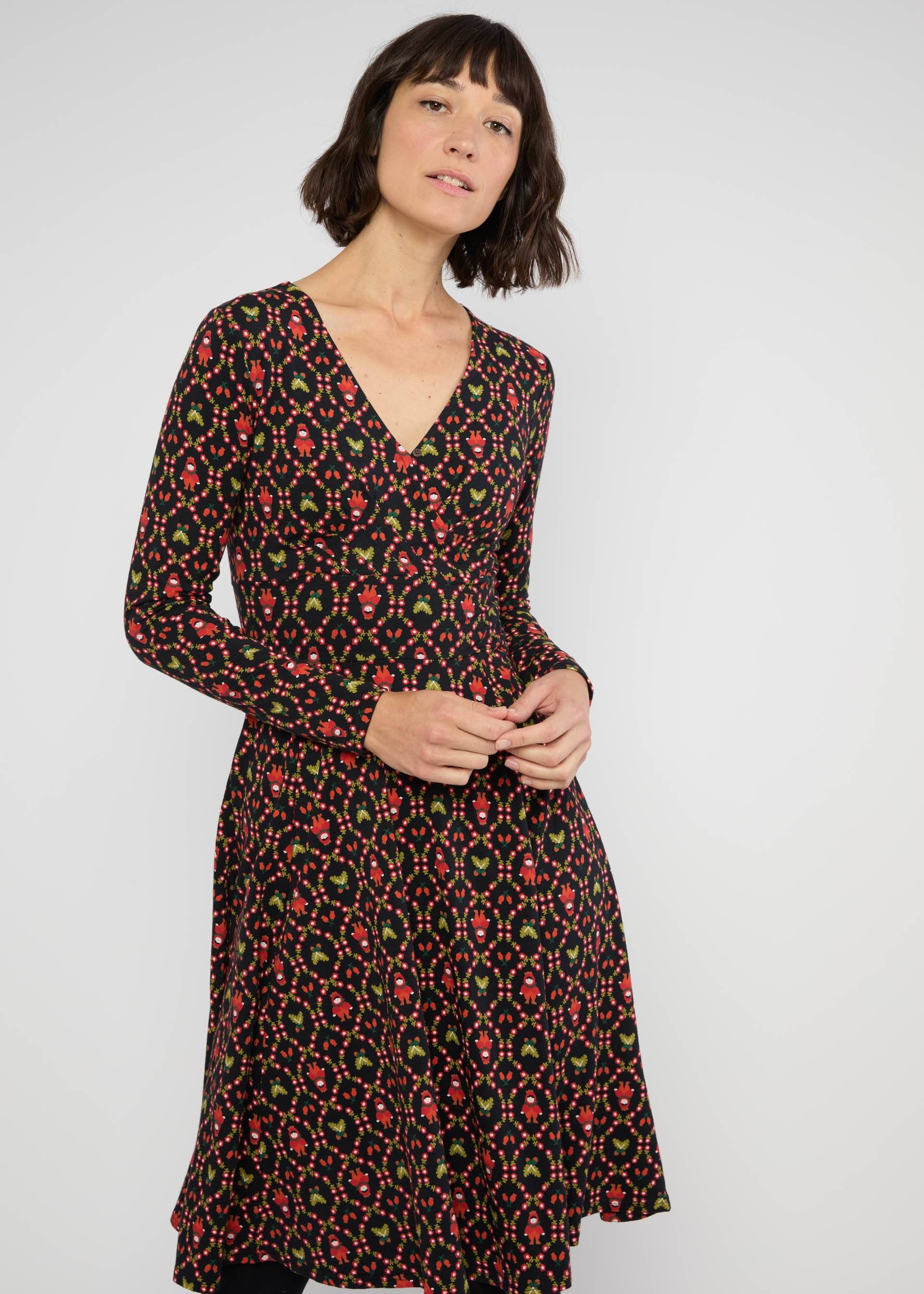 Blutsgeschwister Midikleid Shalala Tralala – feminines Jerseykleid aus Baumwolljersey