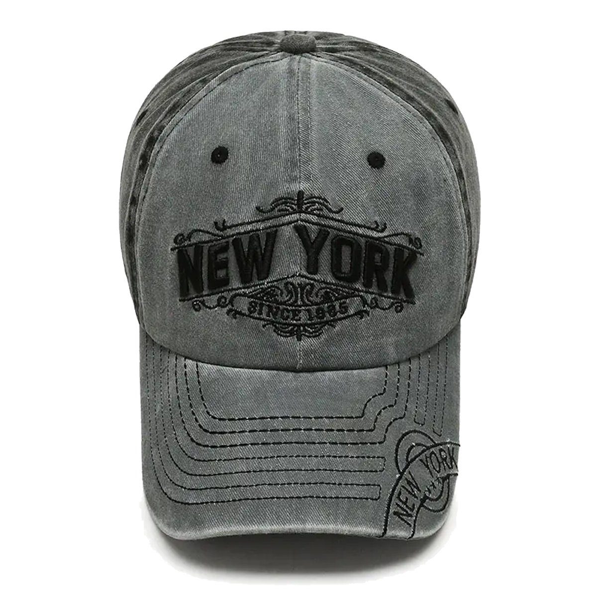 Sporty Baseball Cap New York Classic Vintage Retro Baseballcap mit Belüftun günstig online kaufen