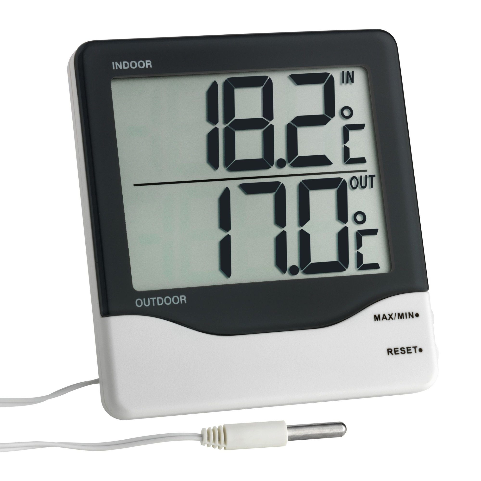 Raumthermometer TFA 30.1011 Digitales Innen-Außen-Thermometer