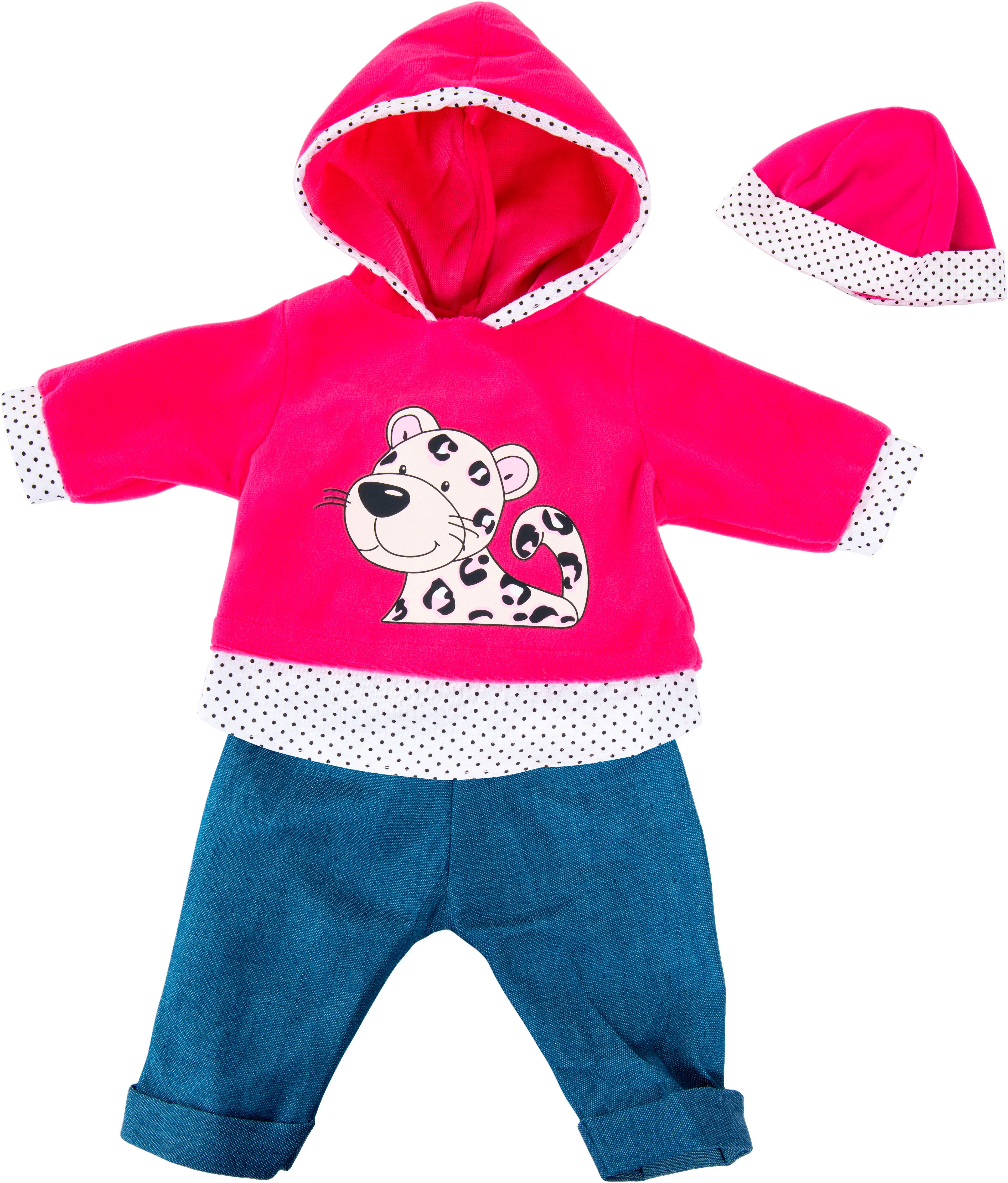Bayer Puppenkleidung Hose Leopard 46 cm günstig online kaufen
