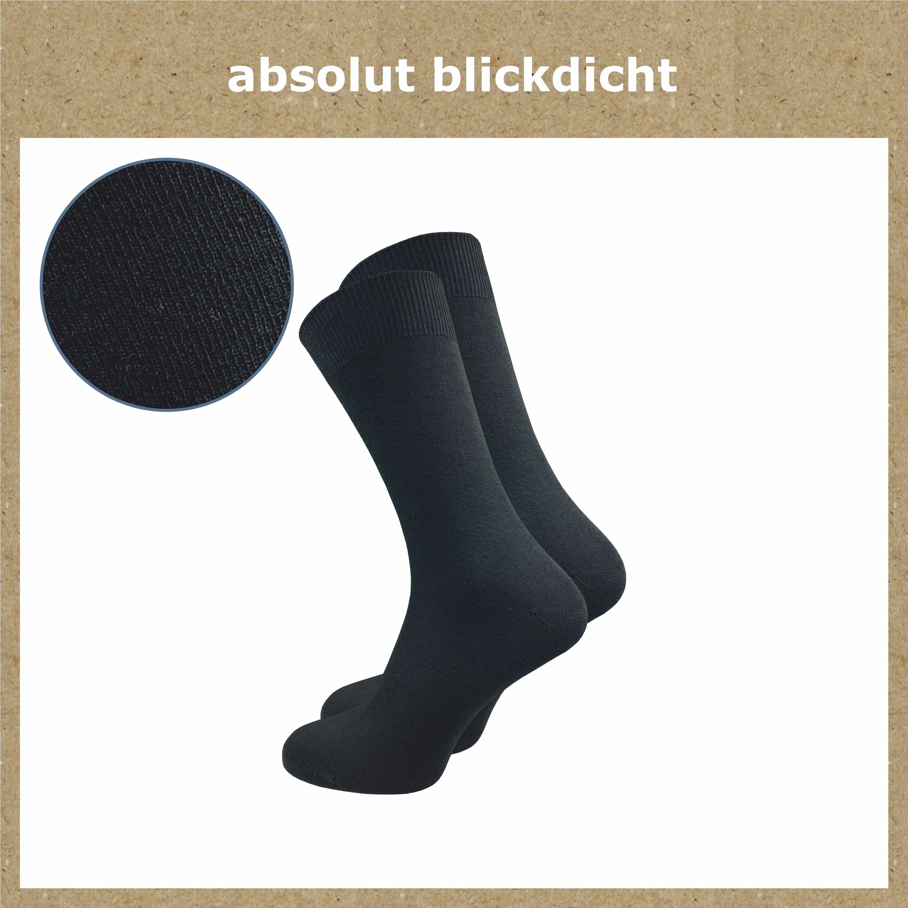 in Sortiments GAWILO 100% (10 Basicsocken für & Farbkombinationen aus Socken blau- Gummidruck Ihres Paar) Ergänzung ideale Herren natur-, ohne dunkle 3 - Baumwolle Töne