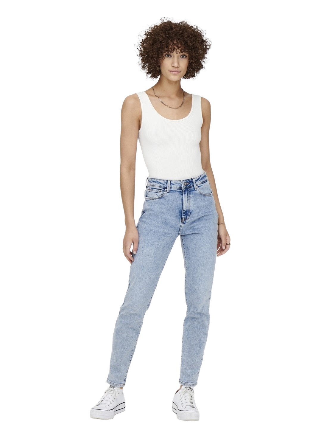 ONLY Straight-Jeans ONLEMILY STRETCH LIFE HW ST A DNM CRO718 mit Stretch günstig online kaufen