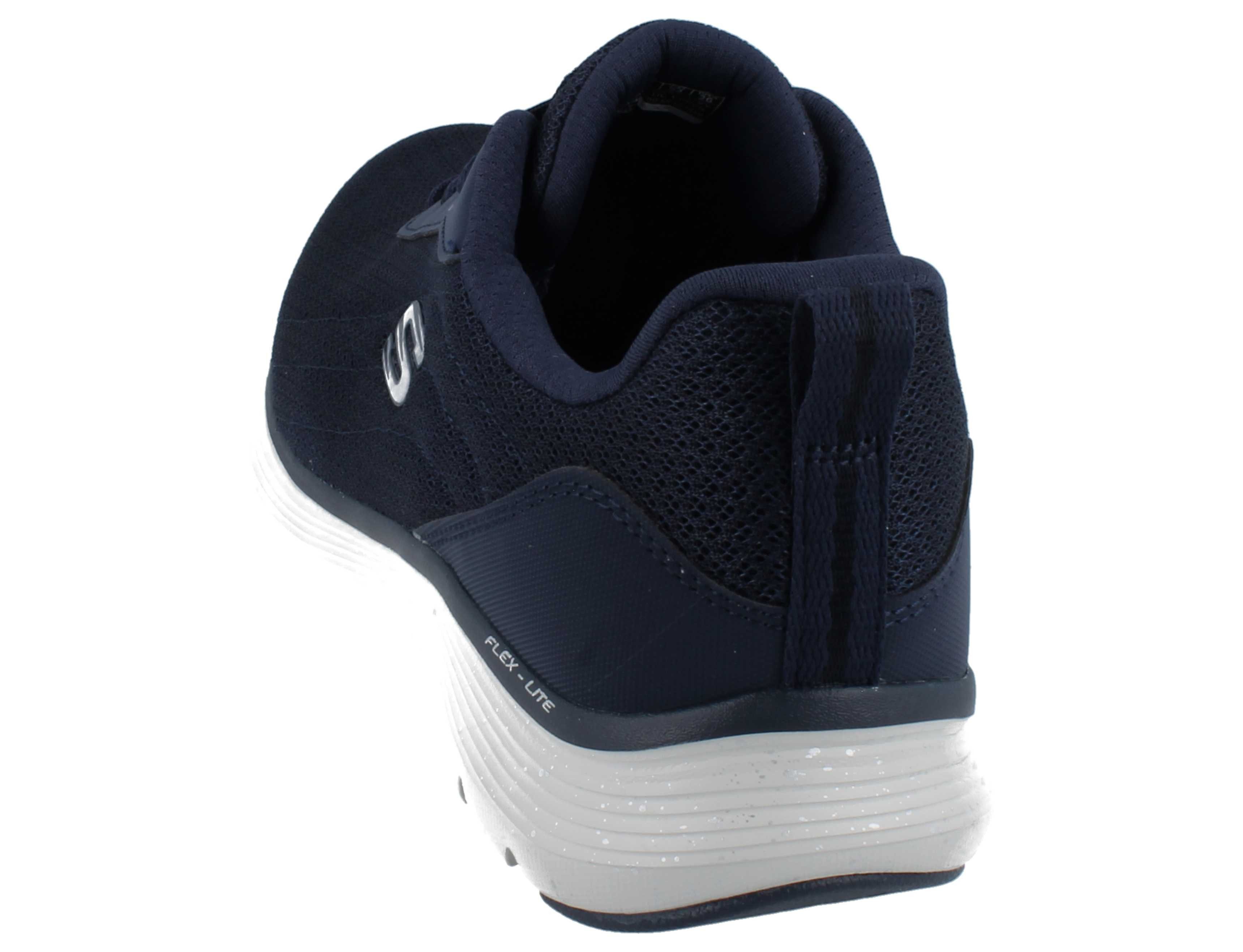 Skechers SKECHERS Flex Appeal Herren Schlupfsneaker blau navy Textil vegan - Slipper Vegan – Bild 3 von 5