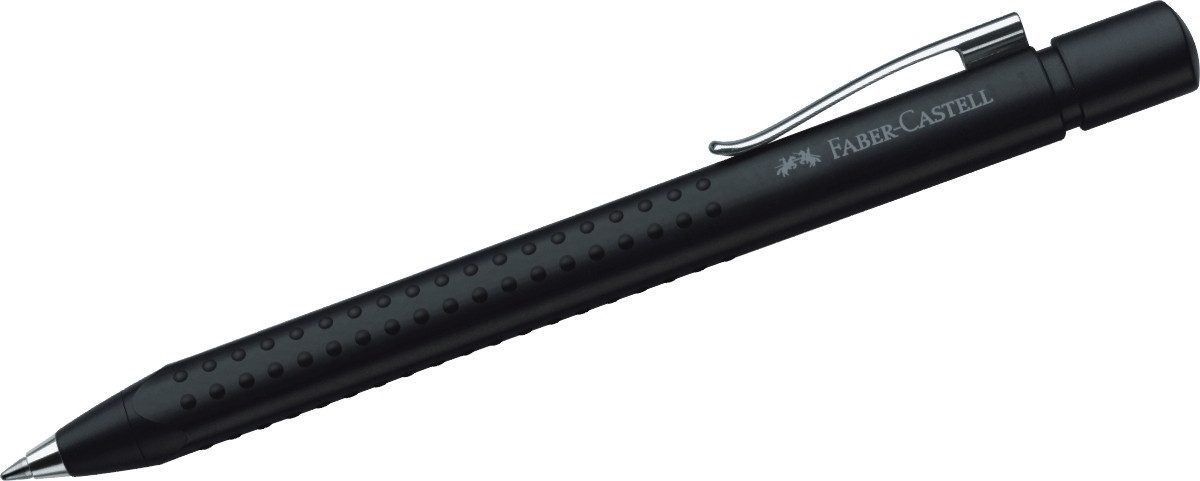 Faber-Castell Kugelschreiber Kugelschreiber Conic schwarz matt (5 Stück)