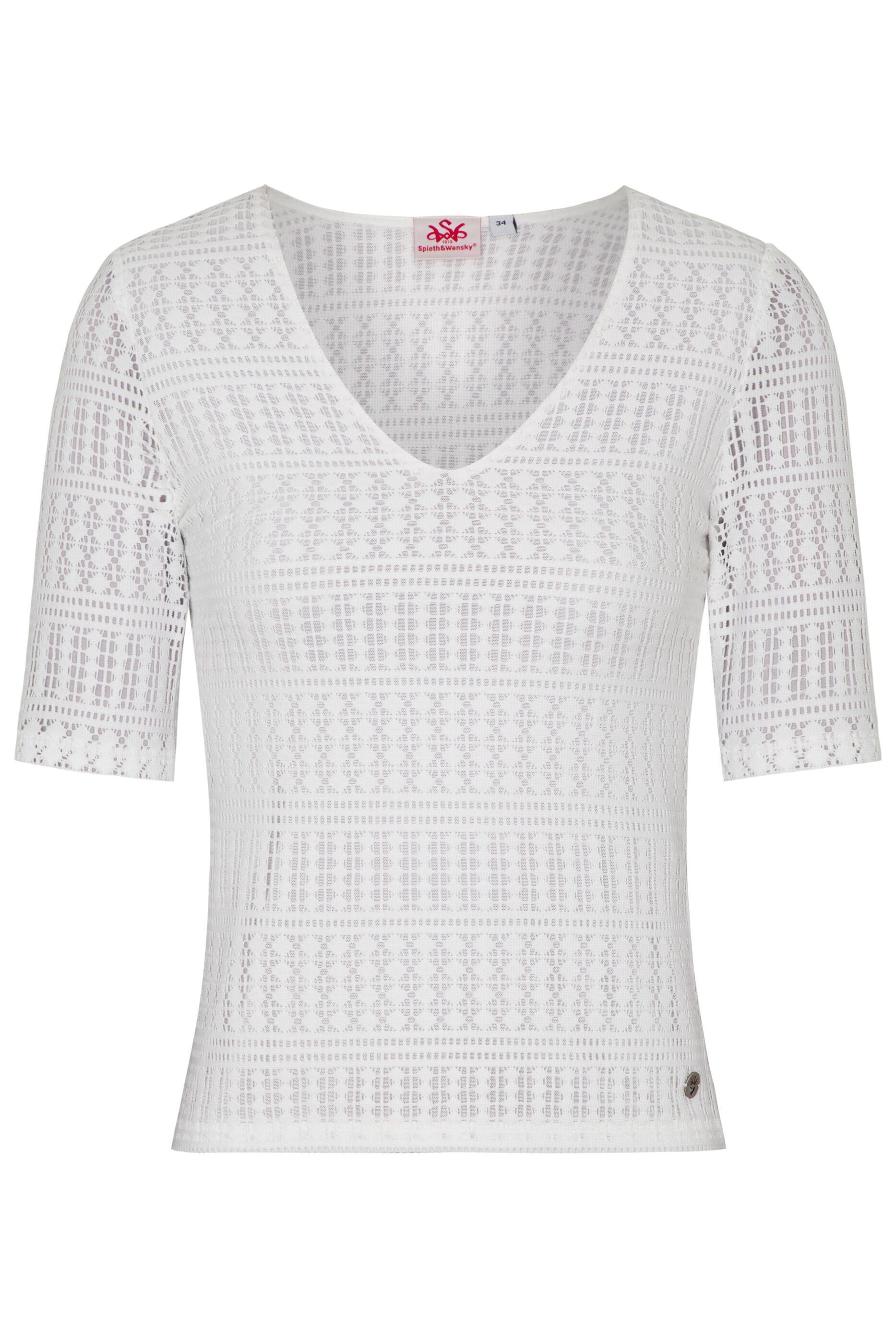 Spieth & Wensky Trachtenbluse Trachtenbluse "Fontäne" Alloverspitze günstig online kaufen