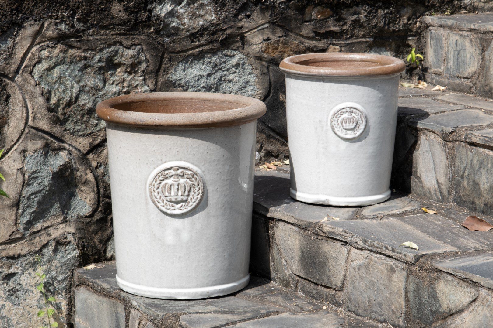 Teramico Provence Planter: Handmade ceramic planter for your garden (25cm), 100% frost resistant