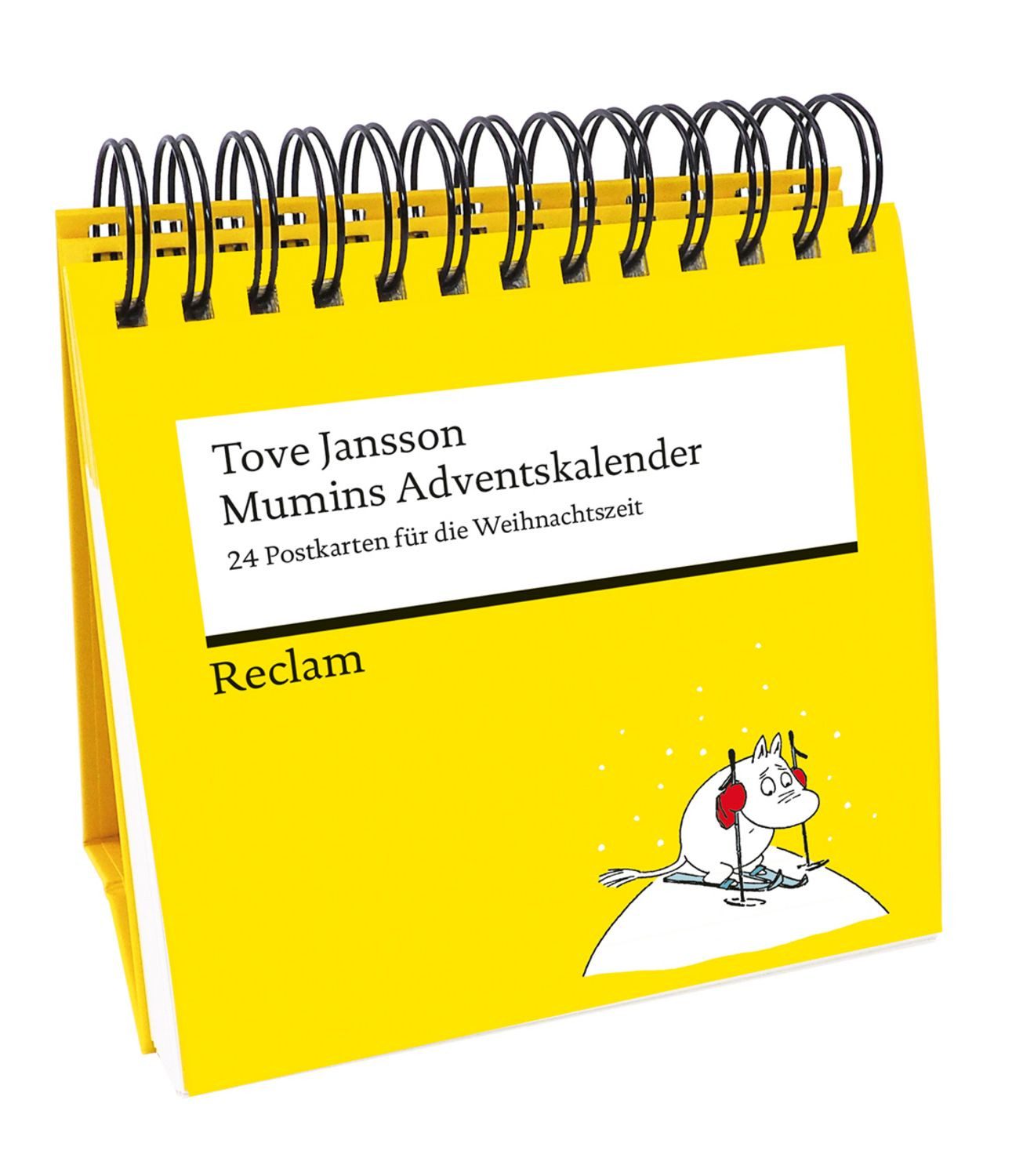 Reclam Verlag Terminplaner Mumins Adventskalender. 24 Postkarten für die Weihnachtszeit (Advents-