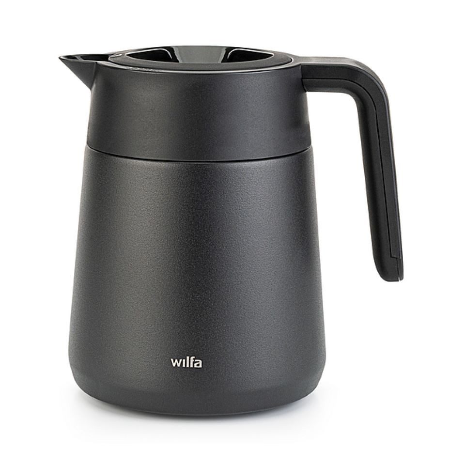 wilfa Isolierkanne 1,25L - Thermokanne Warmhaltekanne Kaffee Kanne - Edelstahl, 1,25 l, (1-St), doppelwandige Isolierung