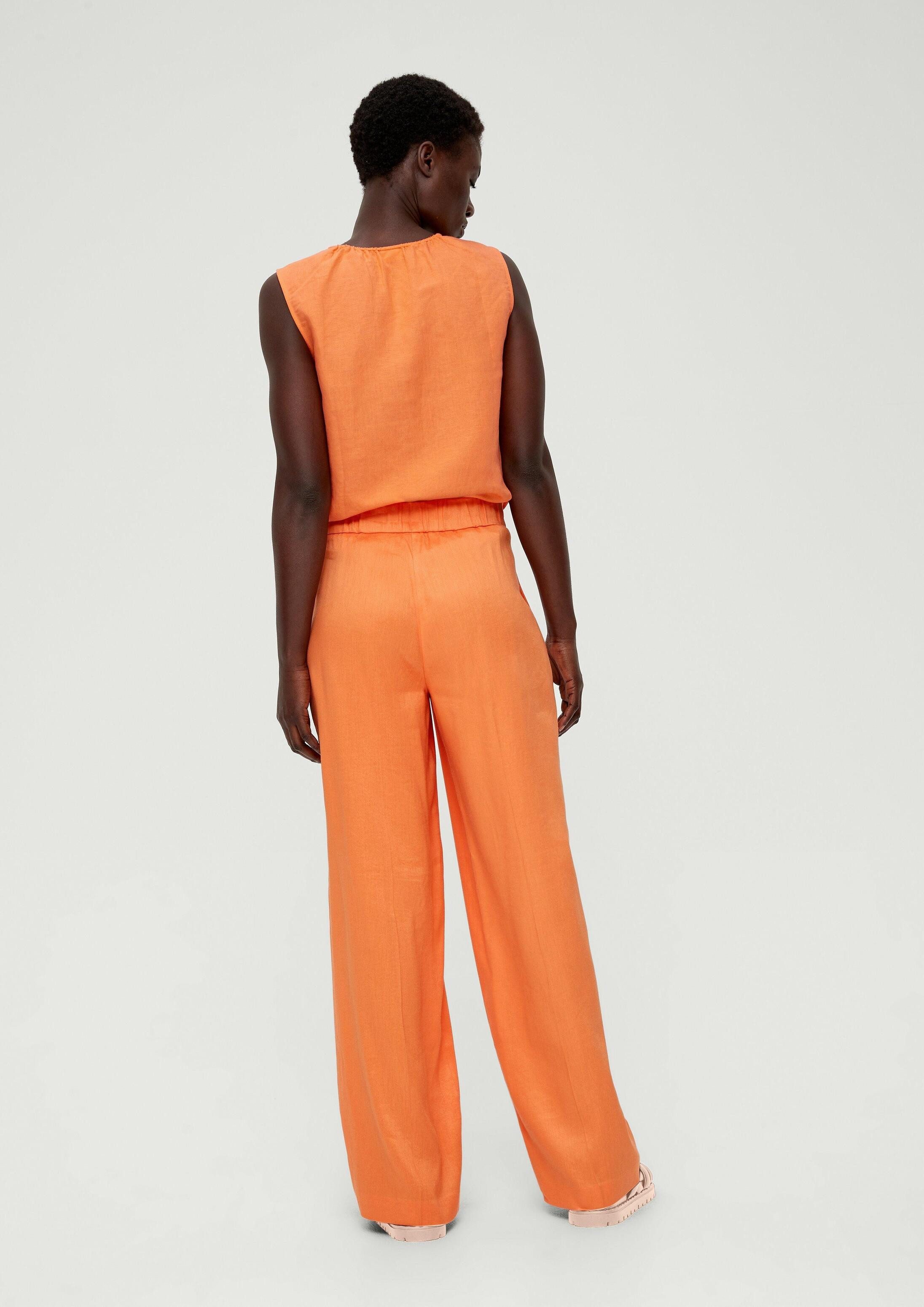 s.Oliver Chinos Hose Regular: Hose mit Pintucks