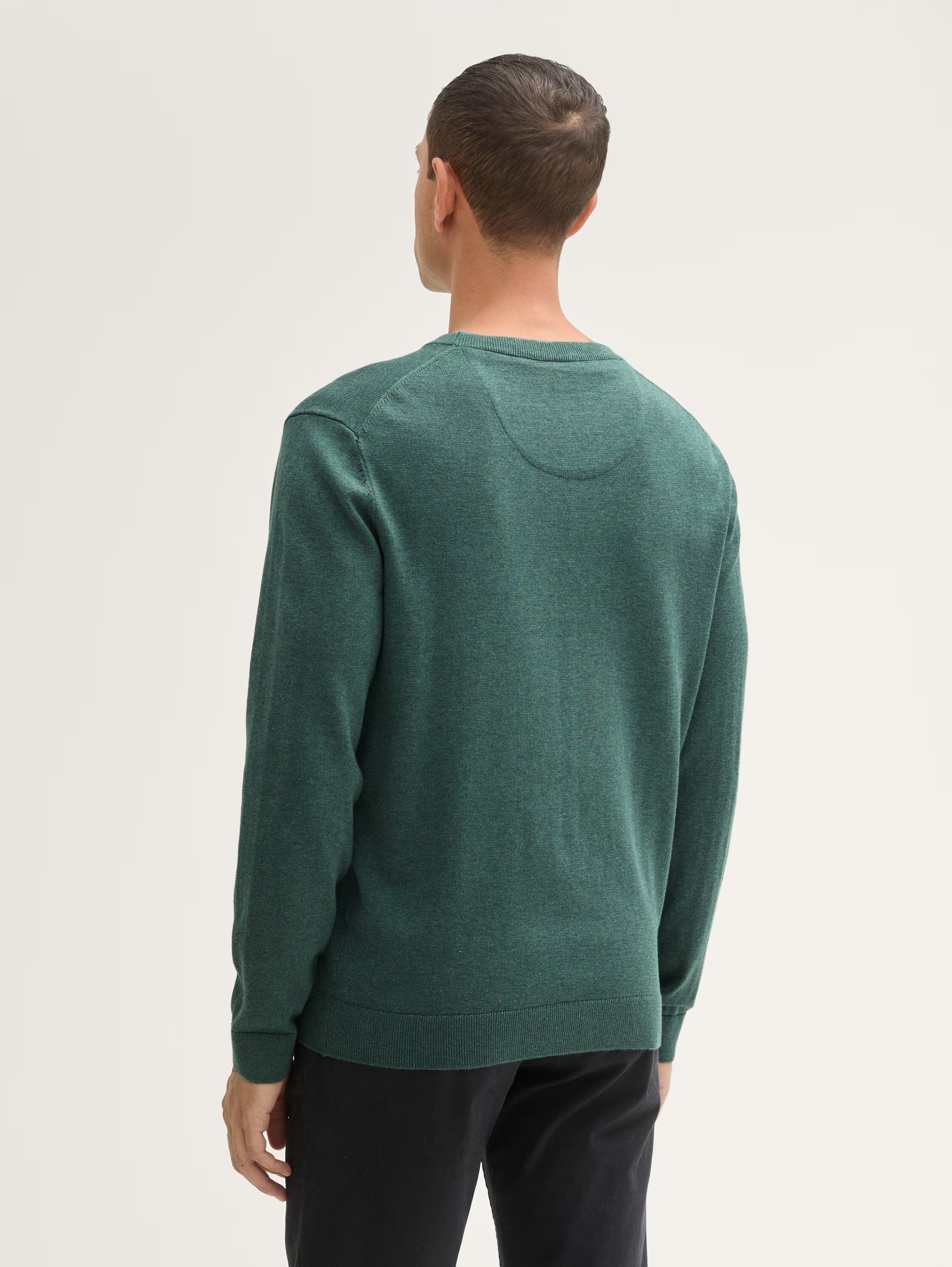Tom Tailor Herren Rundhals Pullover BASIC CREWNECK KNIT - Relaxed Fit günstig online kaufen