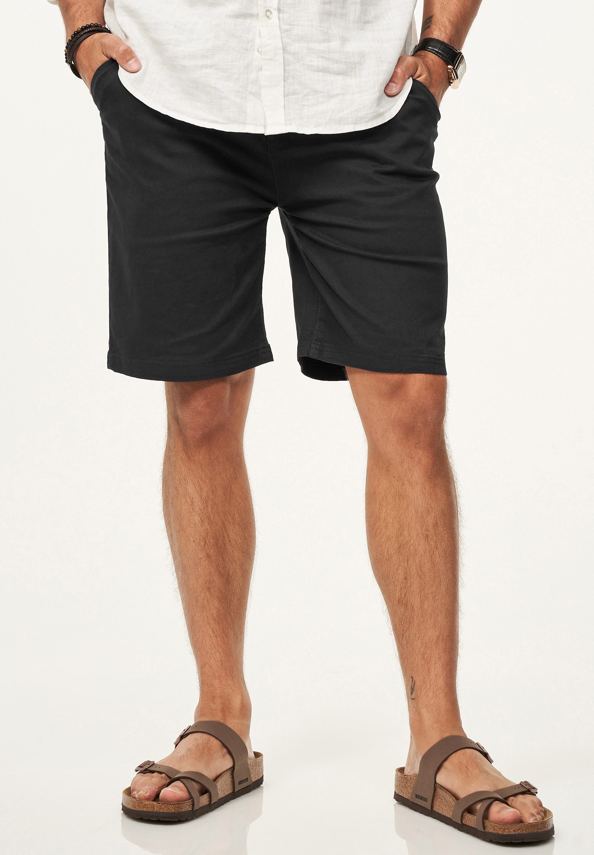 SOULSTAR Chinoshorts mit Stretchanteil Basic Kurze Hose für Herren Regular- günstig online kaufen