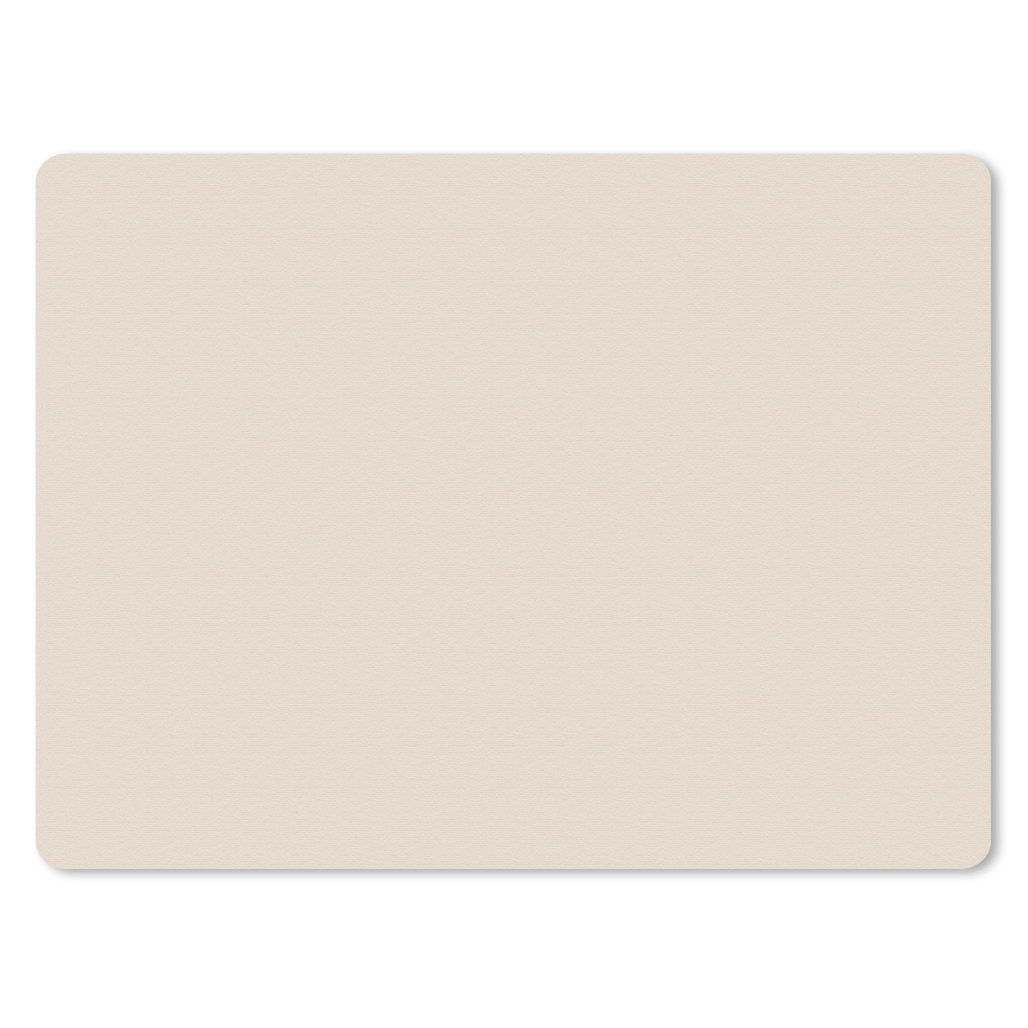 MuchoWow Mauspad Beige - Unifarben (1-St), Gaming, Mousepad Klein, Büro Zubehör, Mausunterlage, 23x19 cm