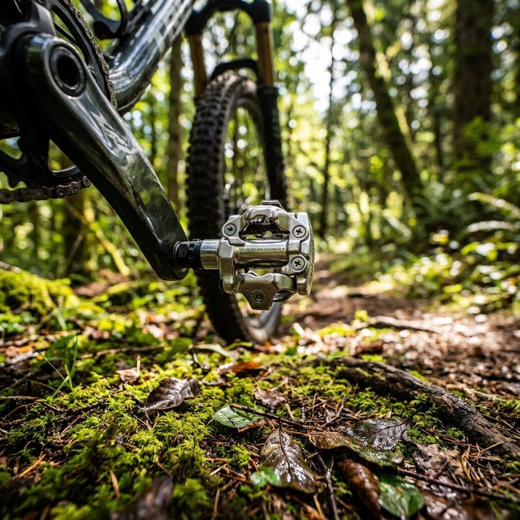 Shimano Klickpedale SHIMANO Pedal PD-M520 Pedal - Silber, SPD-System für MTB und Trekking