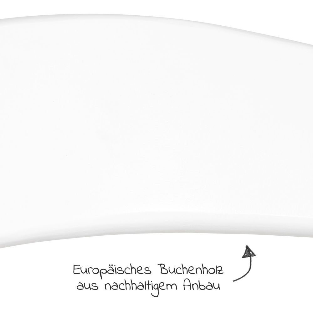 Hauck Hochstuhl Beta Plus Babystuhl inkl. Tisch, Set für Aufsatz (Set, Geburt Newborn White ab Sitzauflage 5 Neugeborene, St)