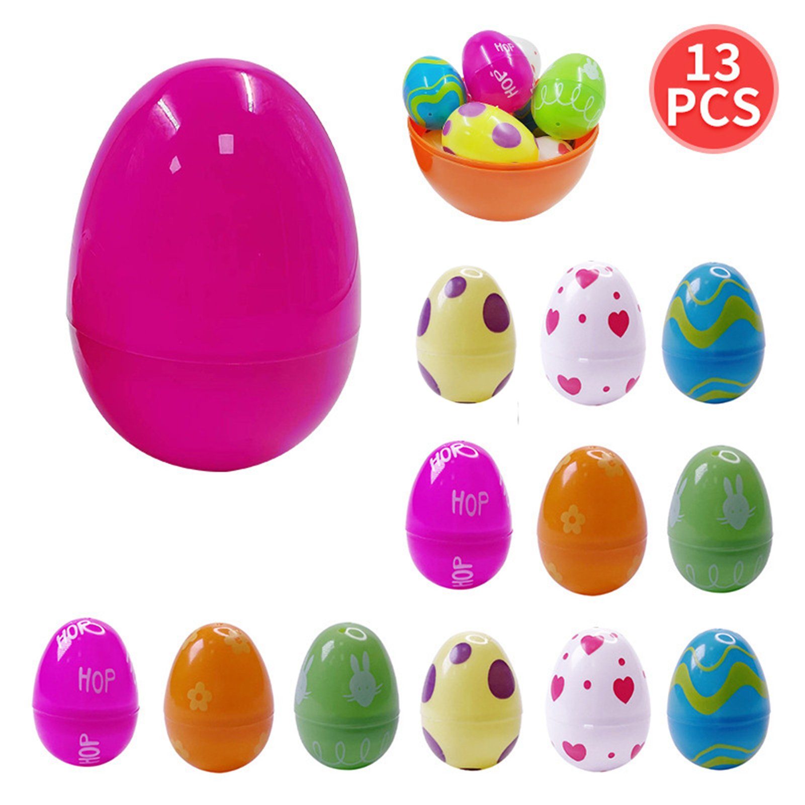 Ostereier-Spielzeug, Quetsch-Eier, Weiches Neuartige Sensorische Blusmart Hängedekoration