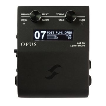 Two Notes Audio Engineering E-Gitarre Opus, Effektpedal, Amp und Cab Simulator, mit XLR-Kabel