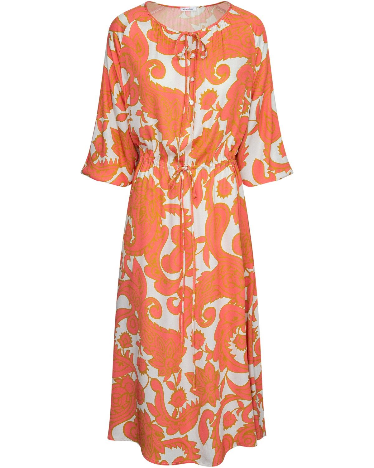 seidensticker Sommerkleid Schwarze Rose 7/8-Arm Rundhals günstig online kaufen