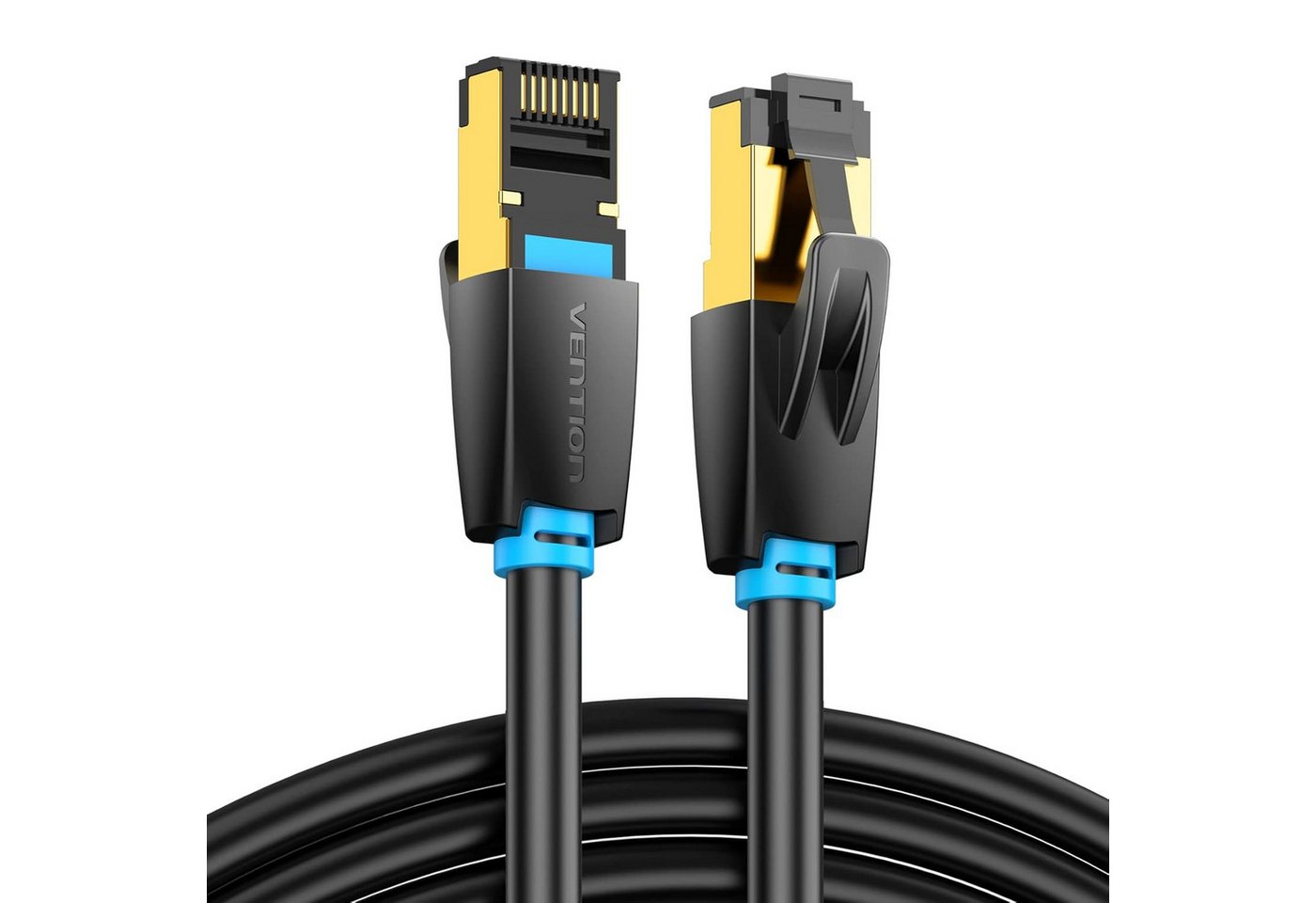 VENTION Cat 8-Ethernet-Kabel High-Speed-Internet-Netzwerk-Patchkabel LAN-Kabel, (500 cm)