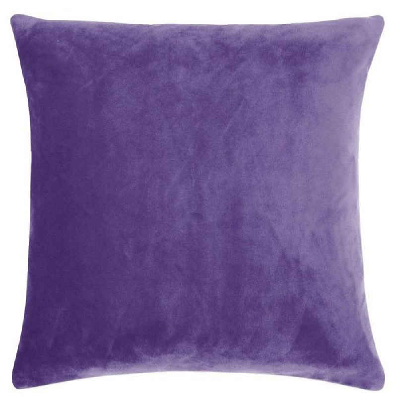 Kissenhülle Pad Kissenhülle Samt Smooth Lila Purple (50x50cm), PAD