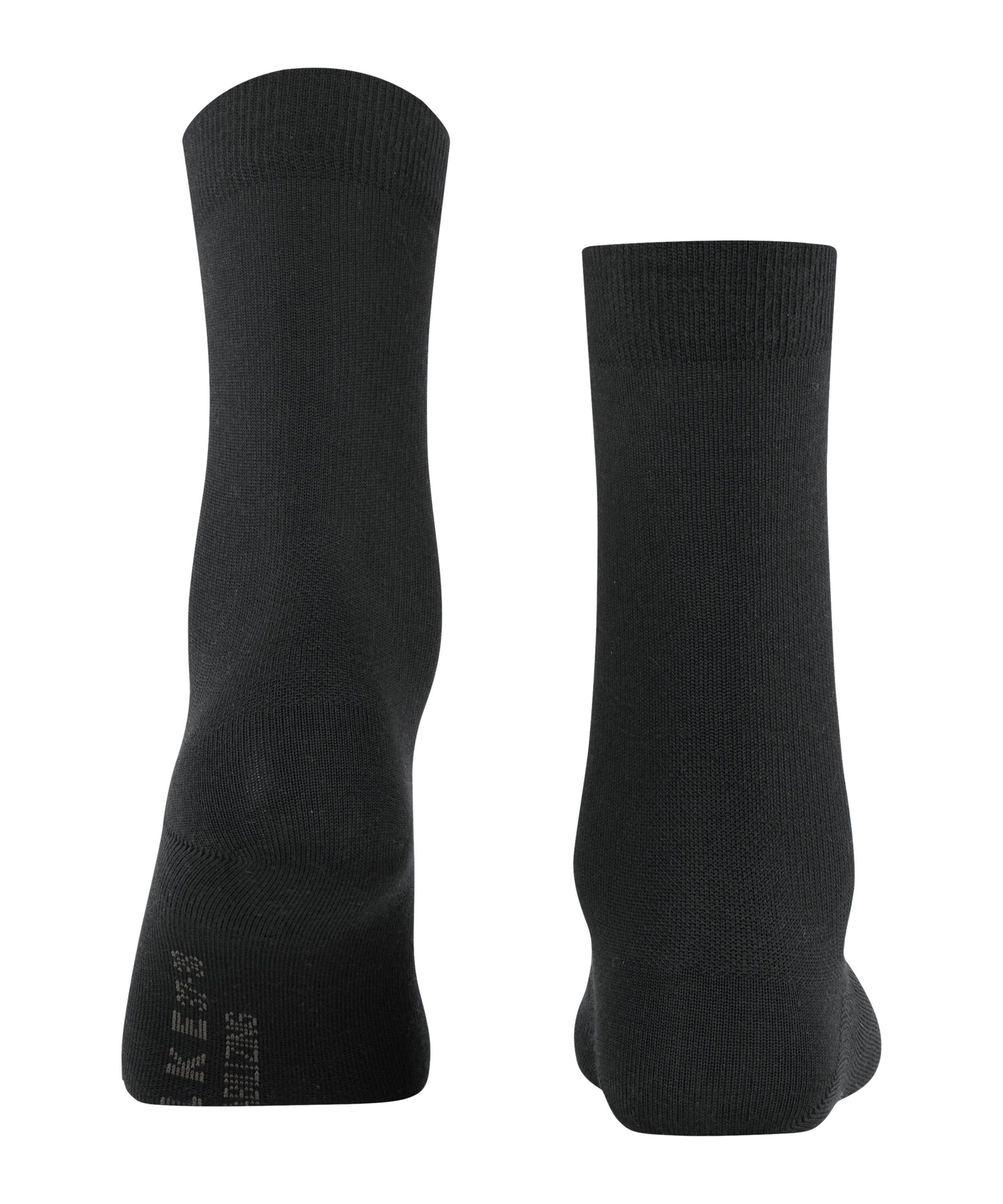 black Everyday Stabilizing Wool Socken FALKE (1-Paar) (3000)