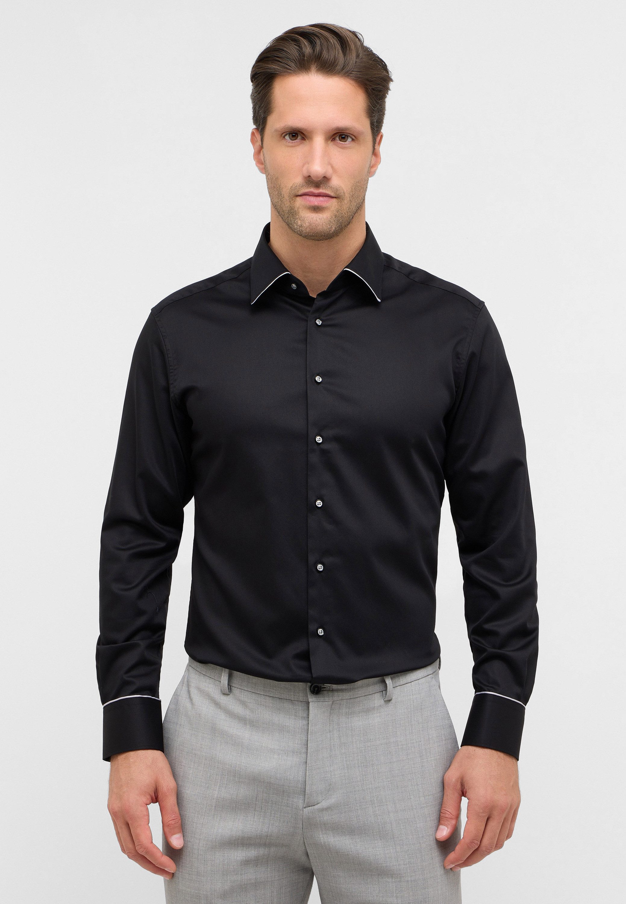Eterna Langarmhemd MODERN FIT NON IRON günstig online kaufen