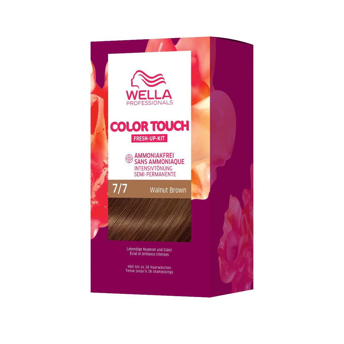 Haarfarbe Wella Color Touch Kits 7/7 Walnut Brown 130ml