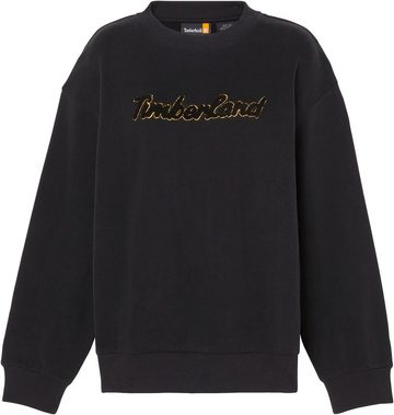 Timberland Rundhalspullover Logo Texture Crew