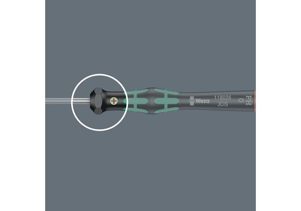 Elektronik-Feinmechanik-Schraubendreher 40 Klingenlänge 2054 mm Wera 6-KT. 1,3 Bit-Schraubendreher mm