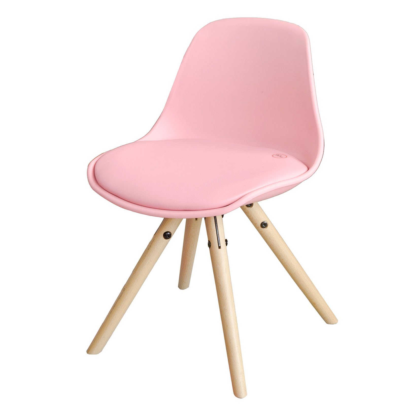 SoBuy Stuhl FST46, Kinderstuhl Stühlchen Sitzhocker Sitzhöhe 35cm pink